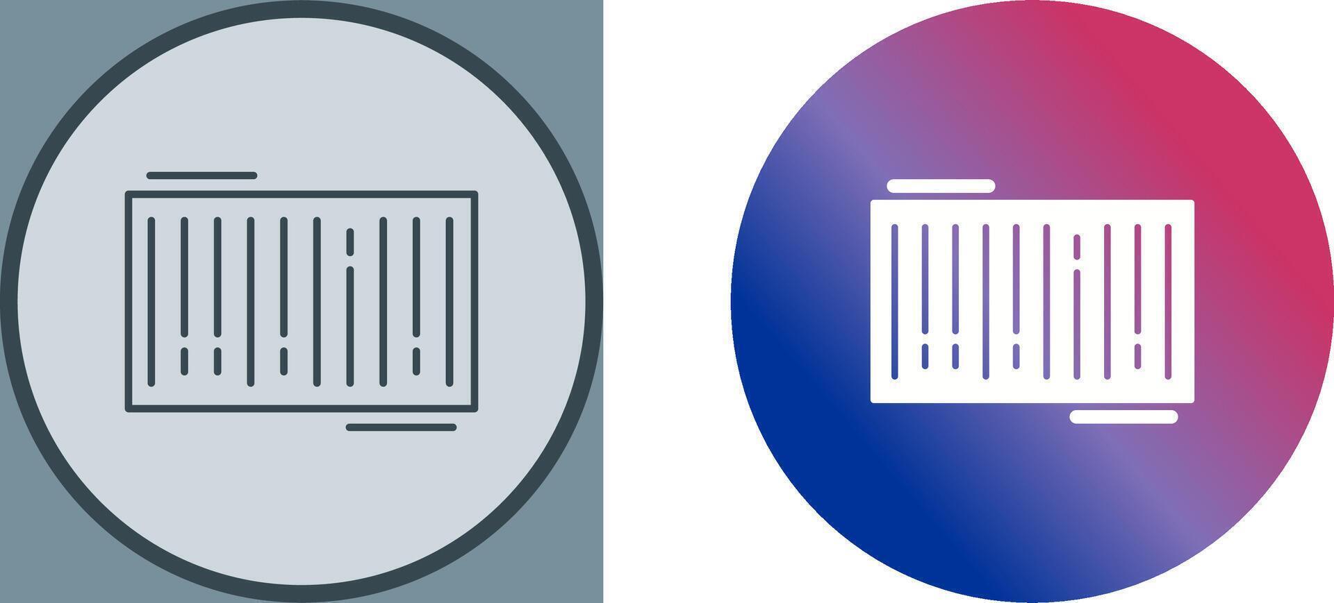 Barcode Icon Design vector