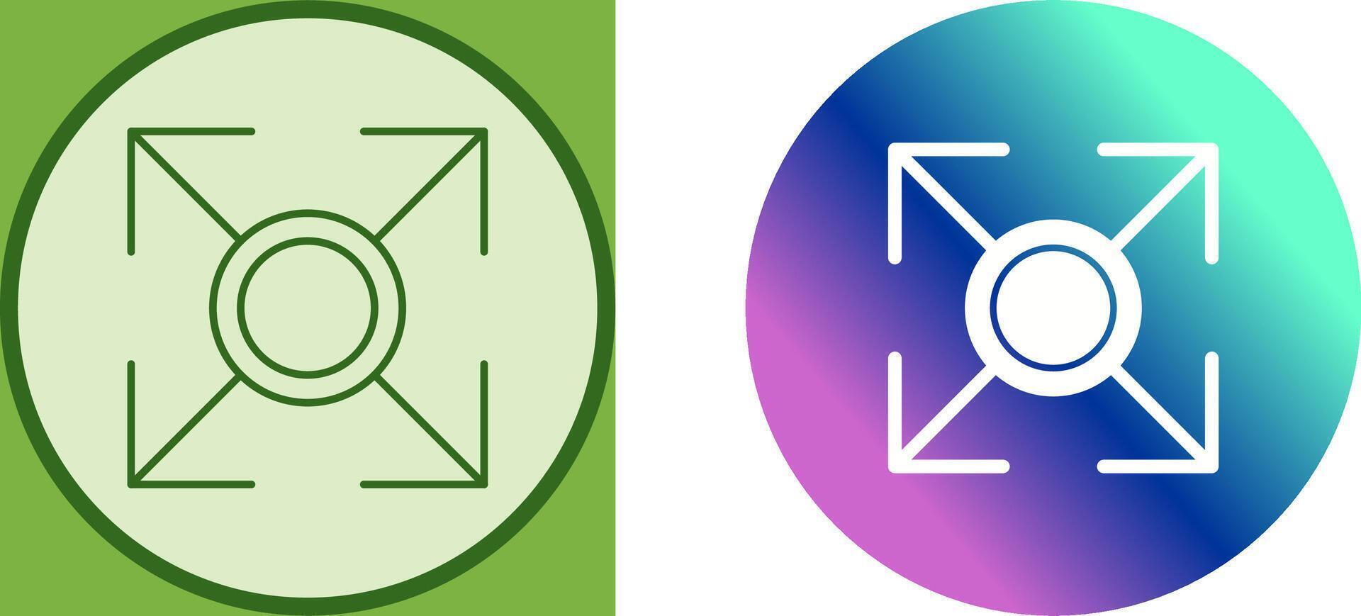 Expand Icon Design vector