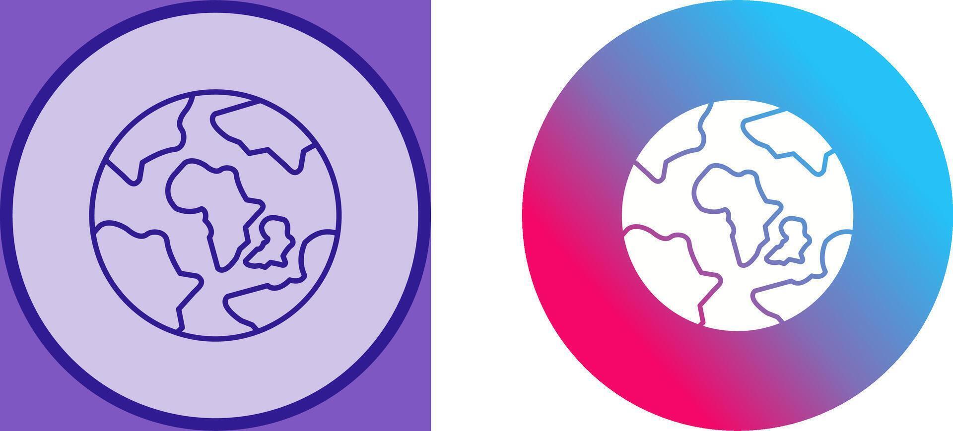 Earth Icon Design vector