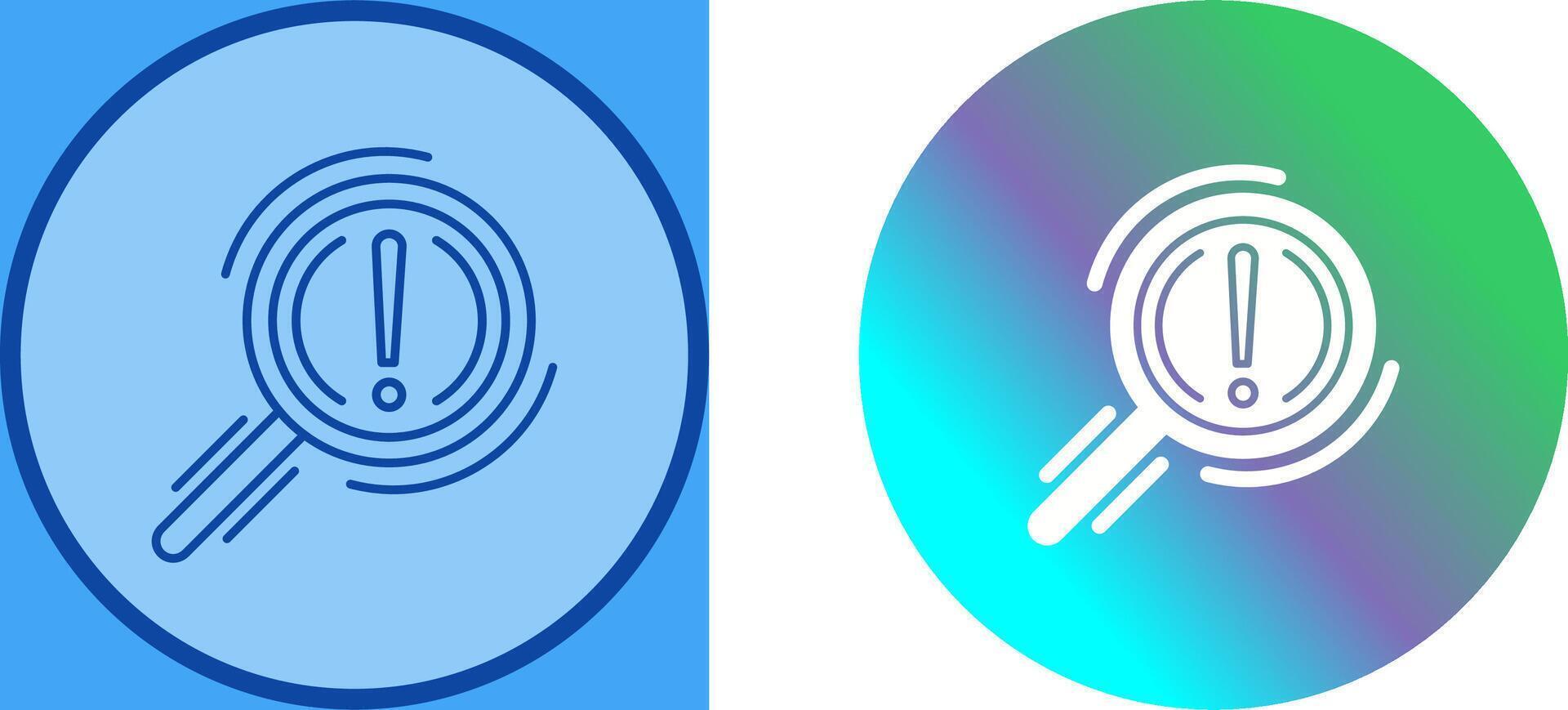 Problem Icon Design vector
