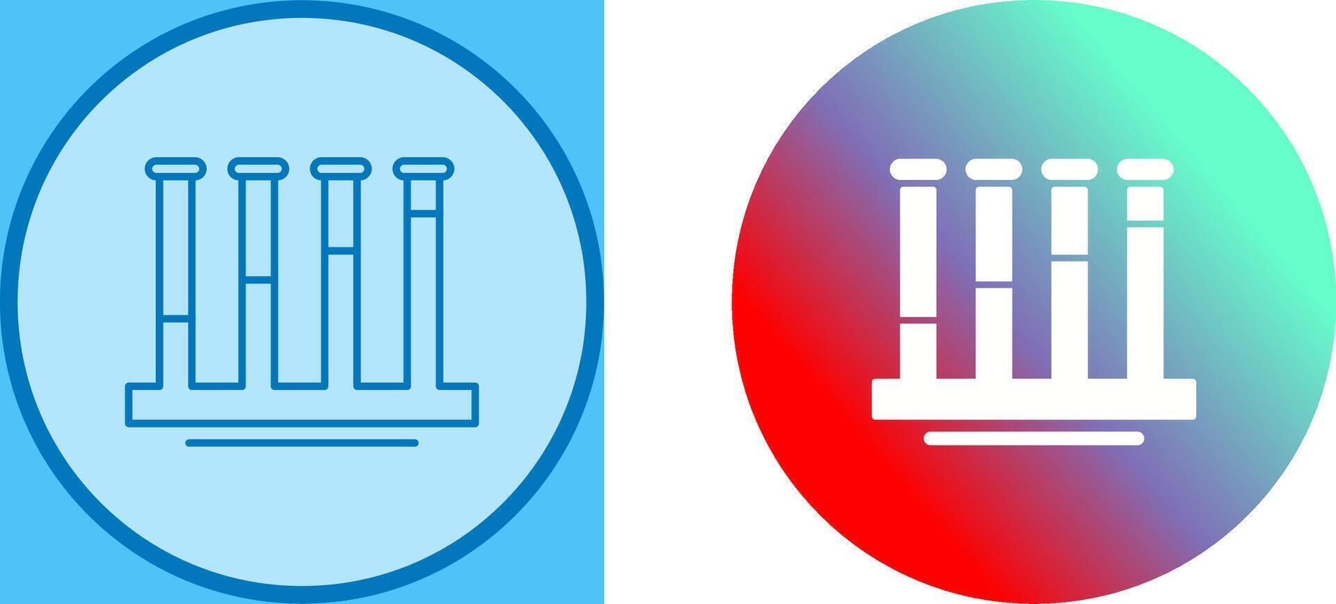 Communicating Vessels Icon Design vector