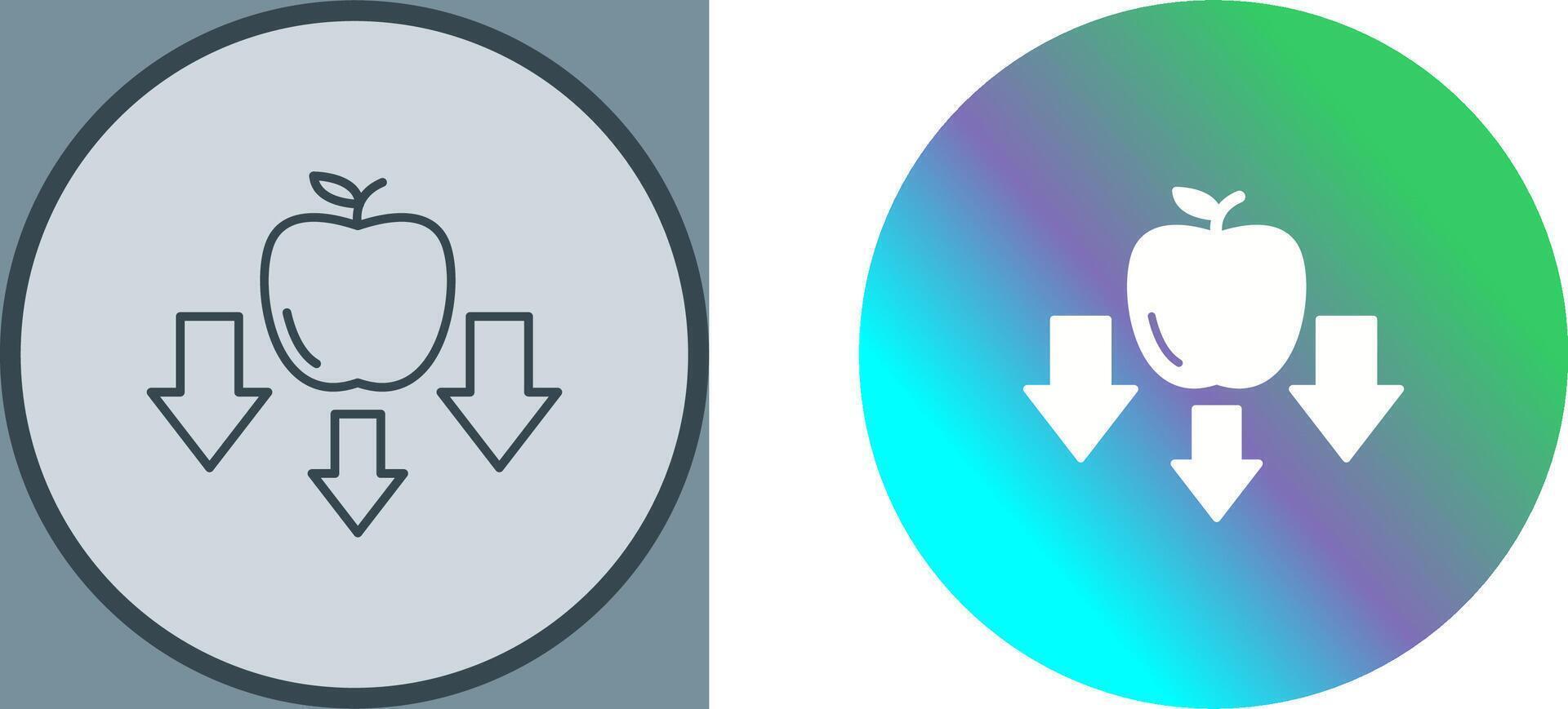 Gravity Icon Design vector