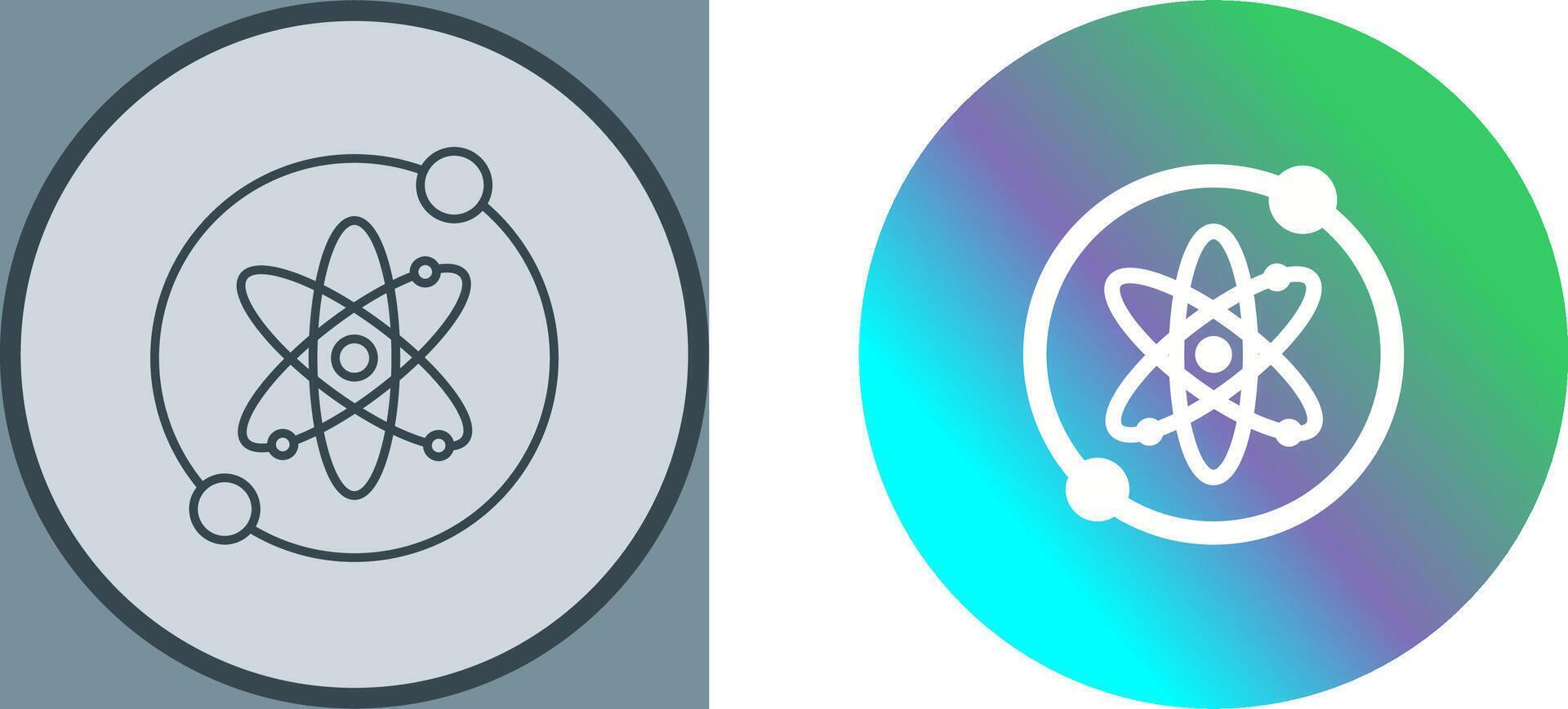 Proton Icon Design vector