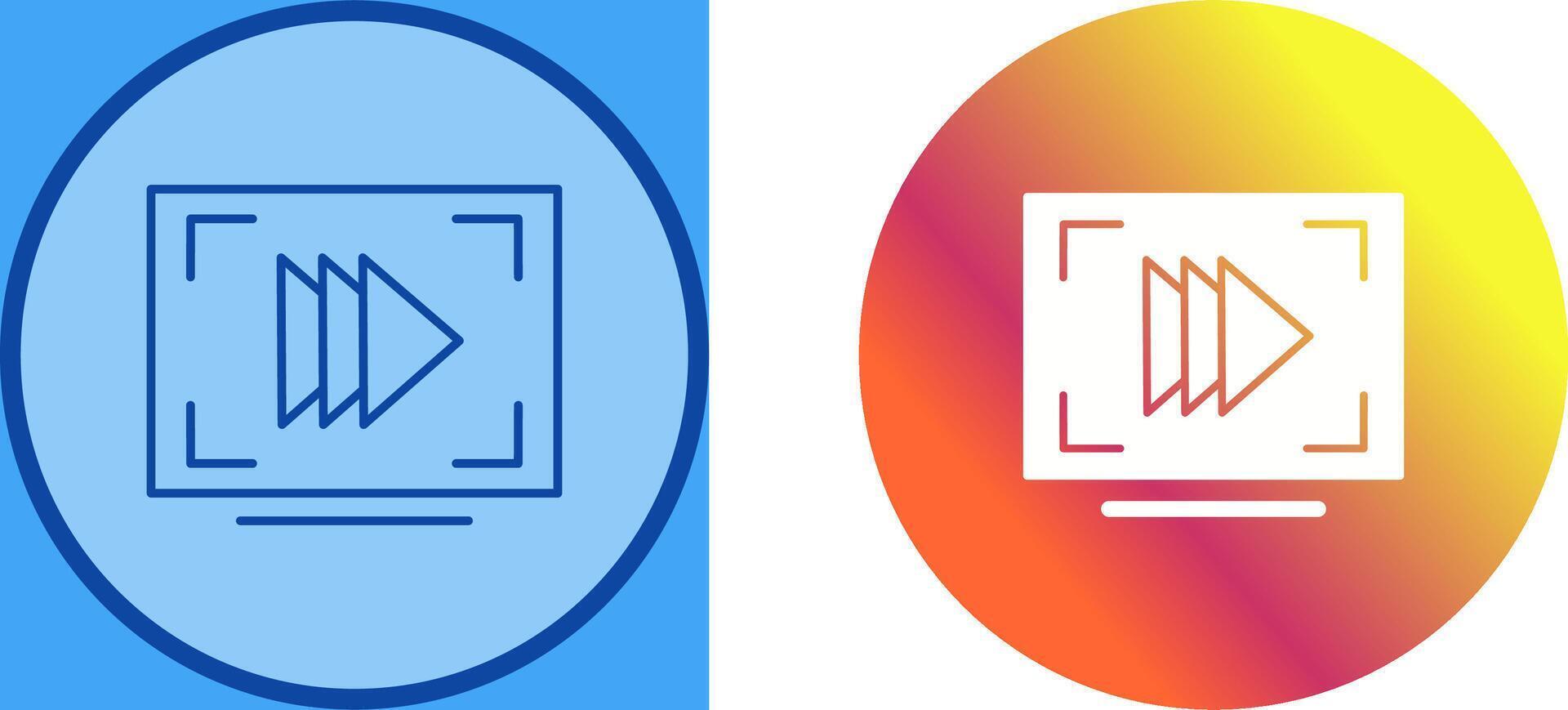 Slow Motion Icon Design vector