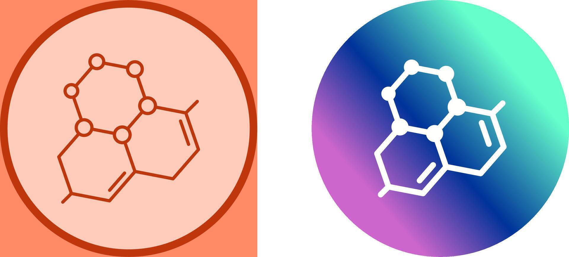 Molecule Icon Design vector