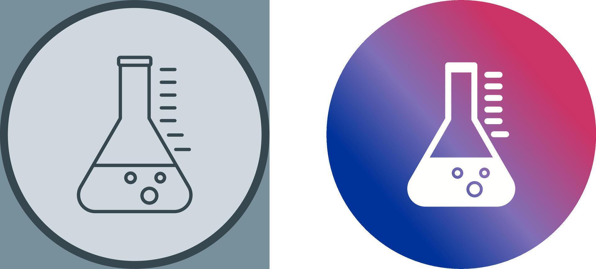 beaker Icon Design vector