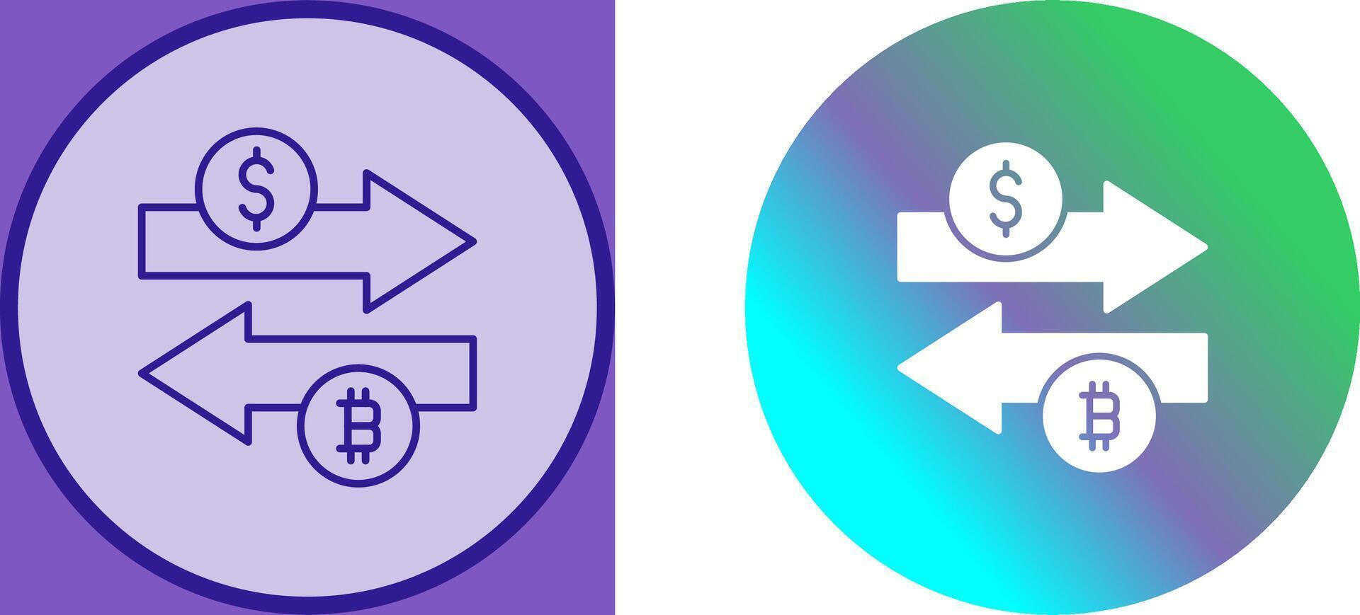 Money Exchange Icon Design vector