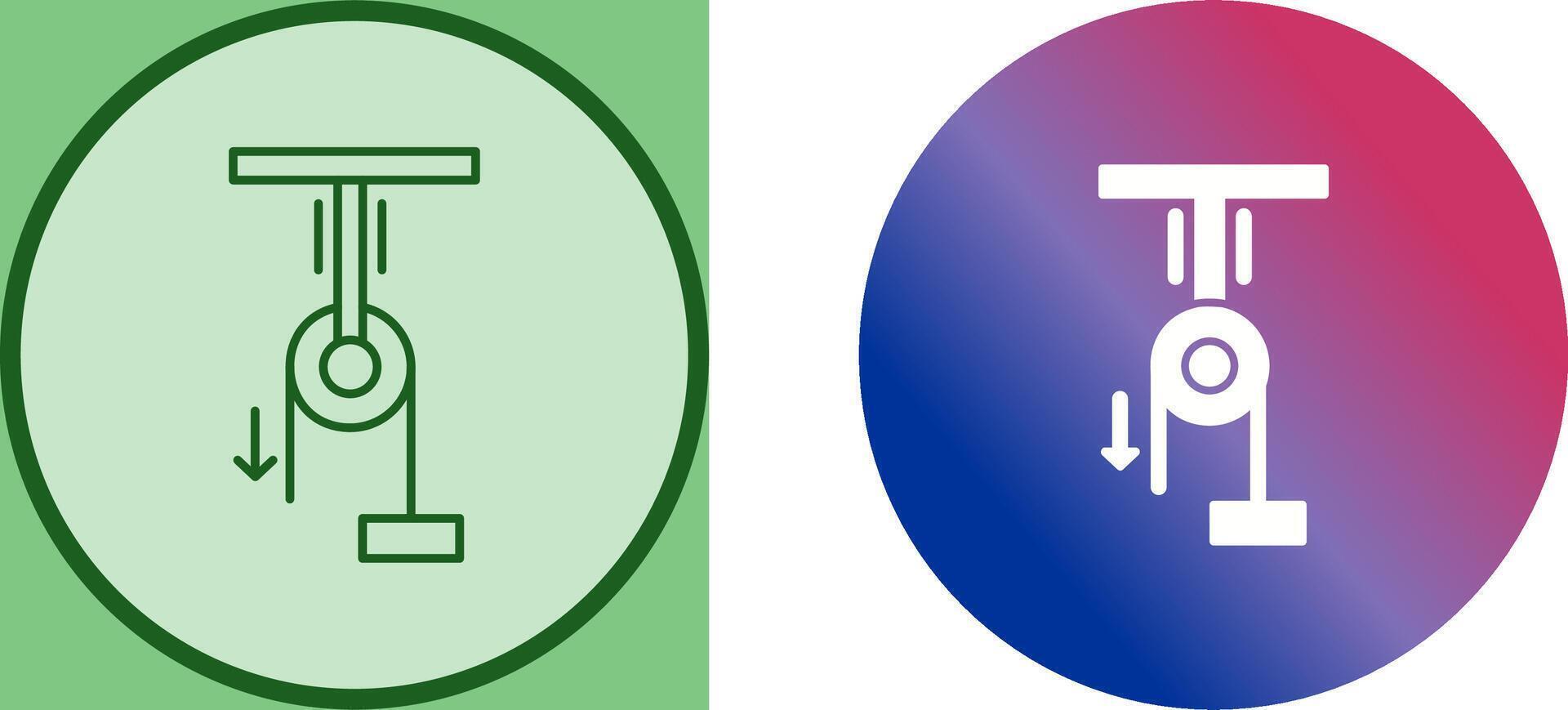 Pully Icon Design vector