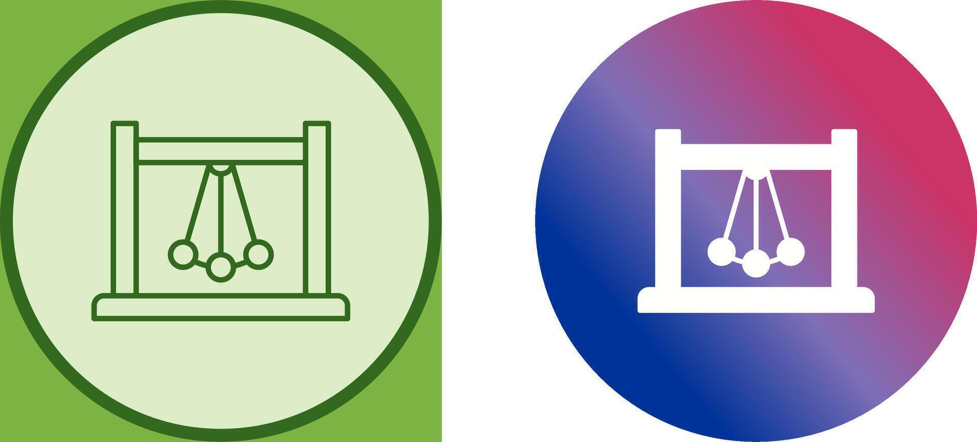 Pendulum Icon Design vector