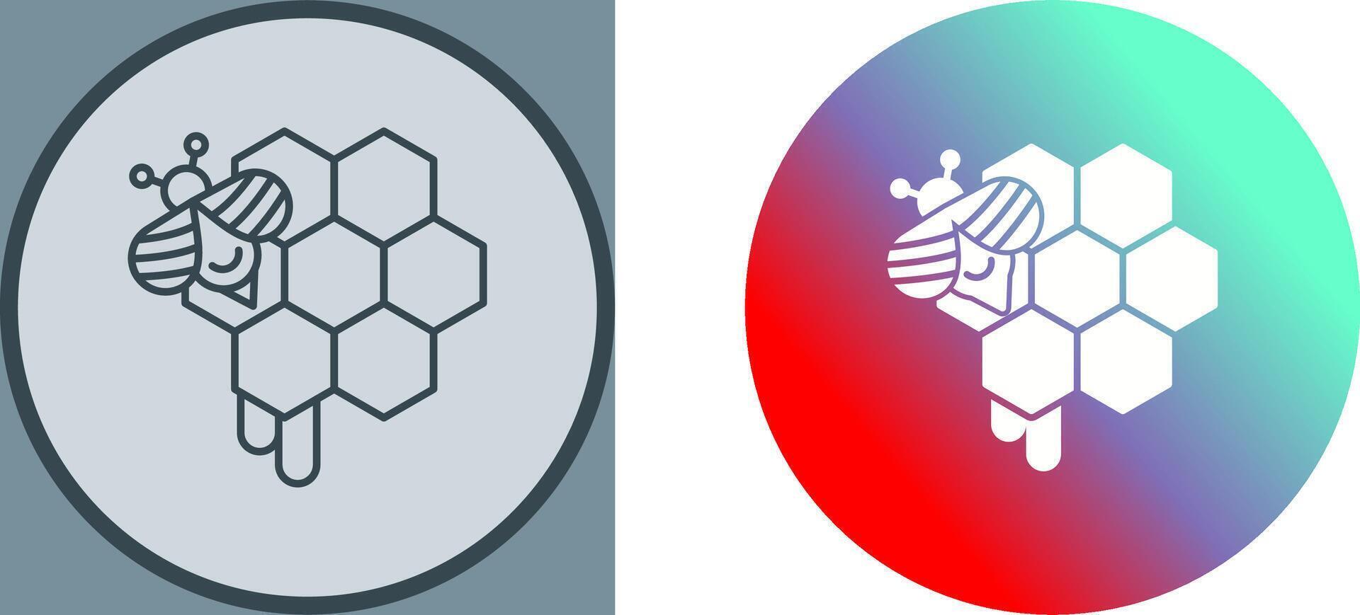 Honeycomb Icon Design vector
