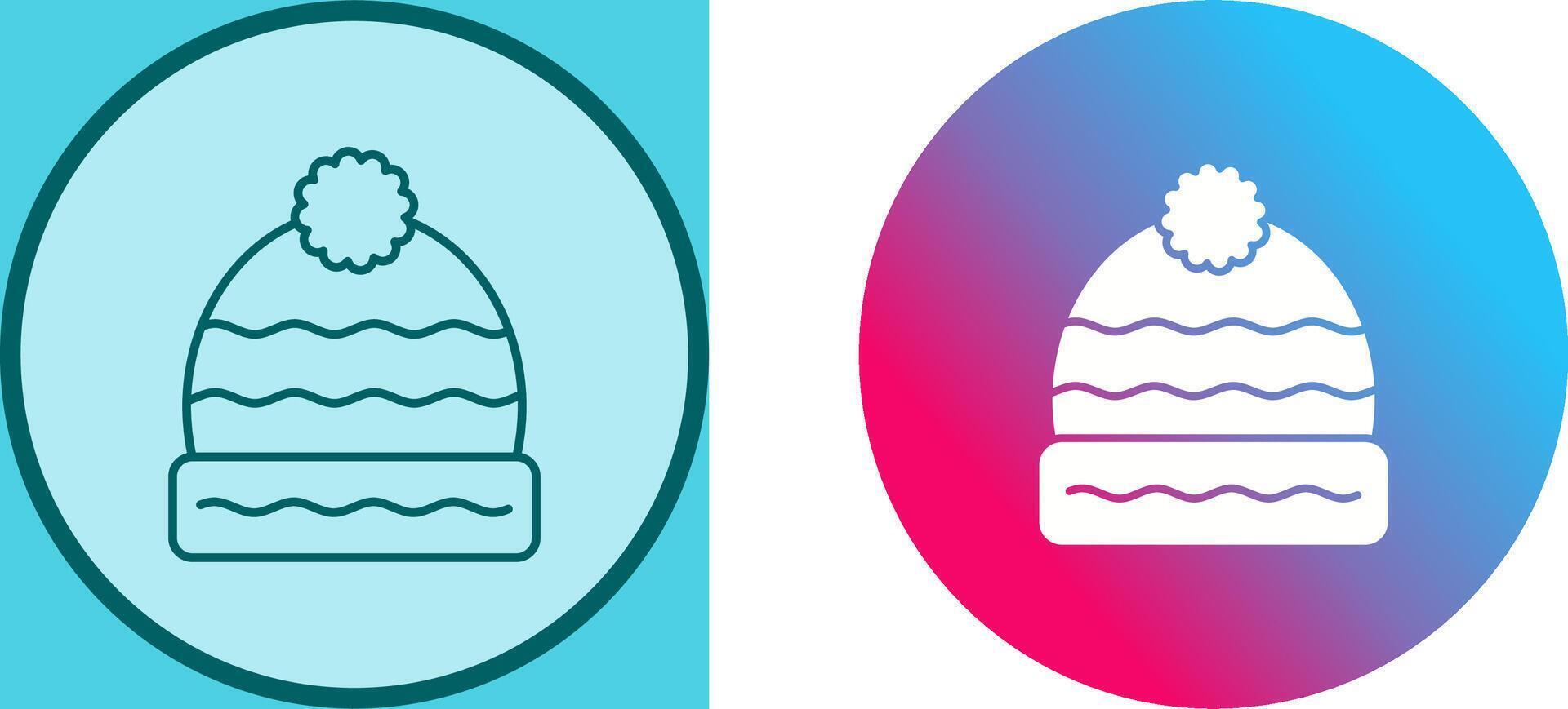 Winter Hat Icon Design vector