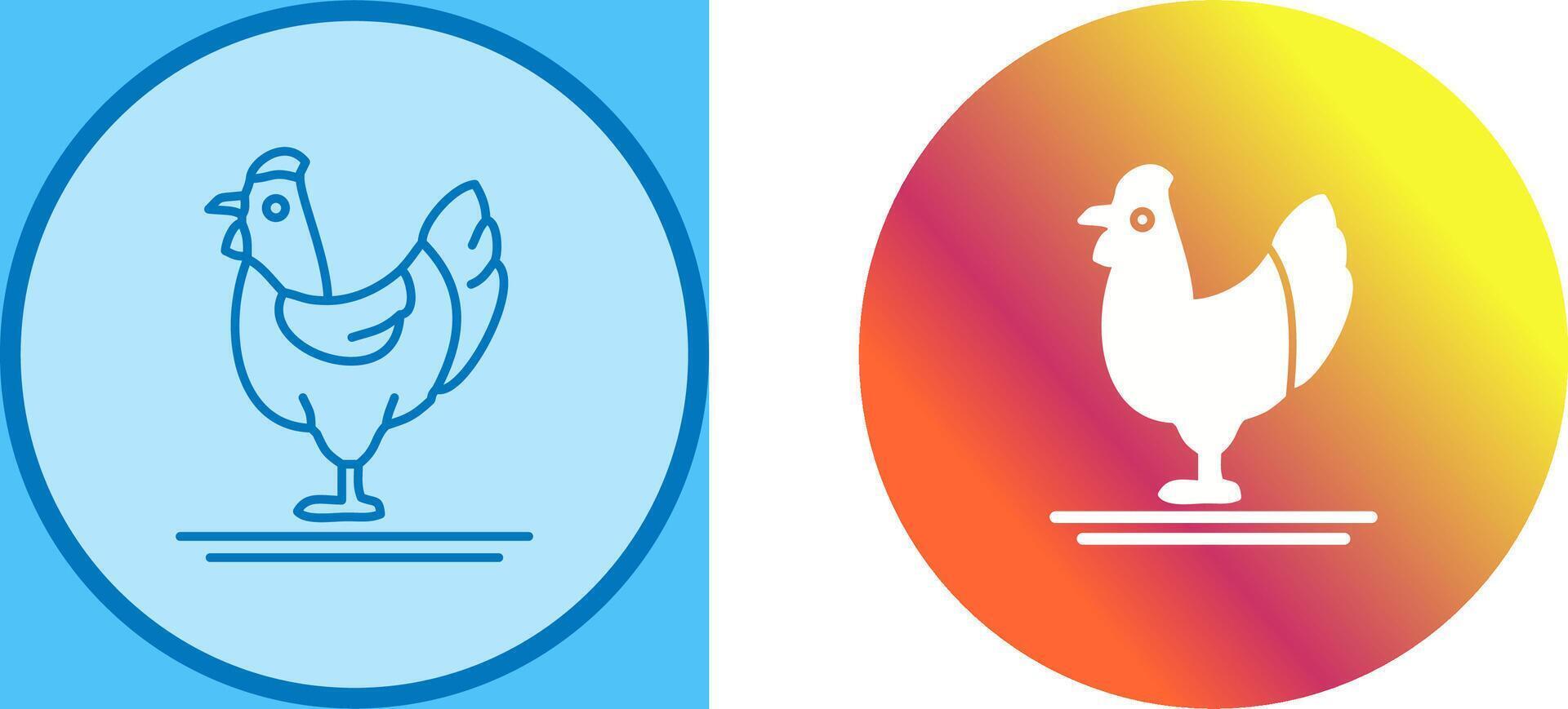 Poultry Icon Design vector