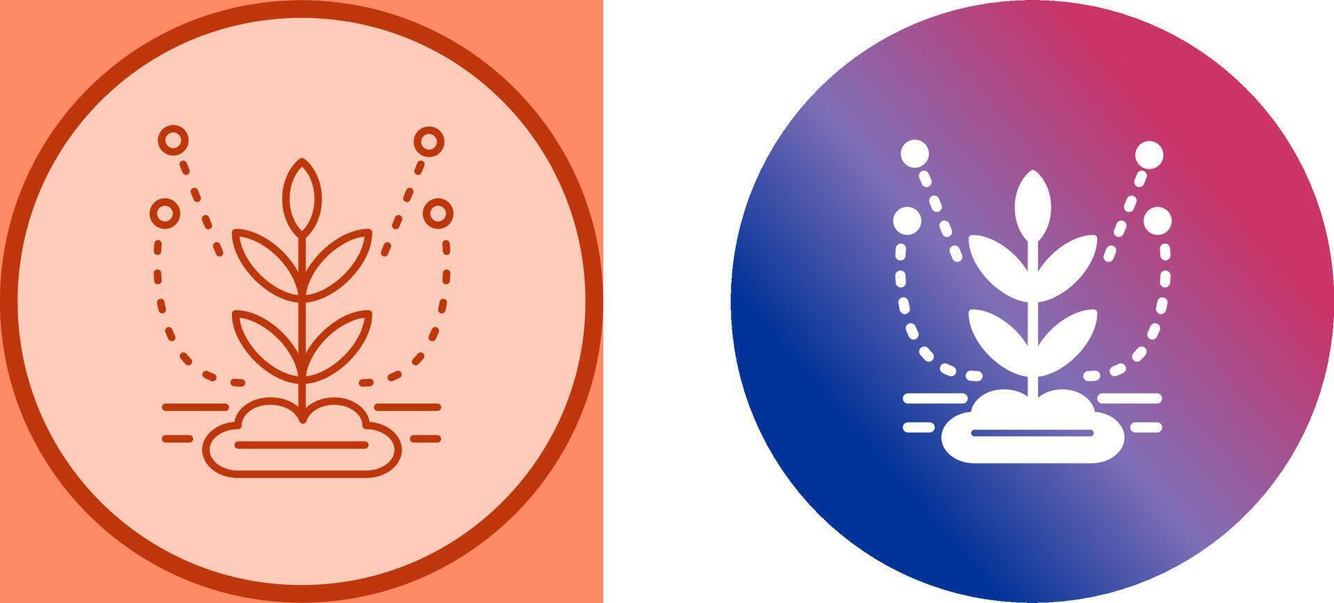 Irrigation System Icon Design vector