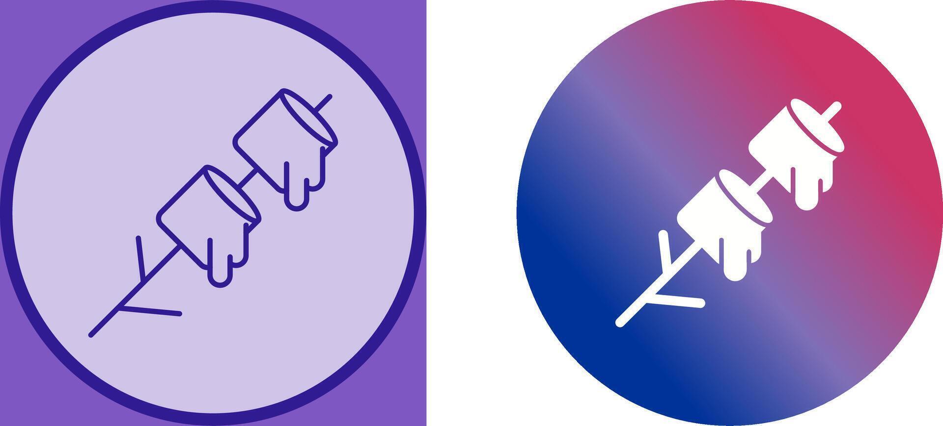 Marshmallows Icon Design vector