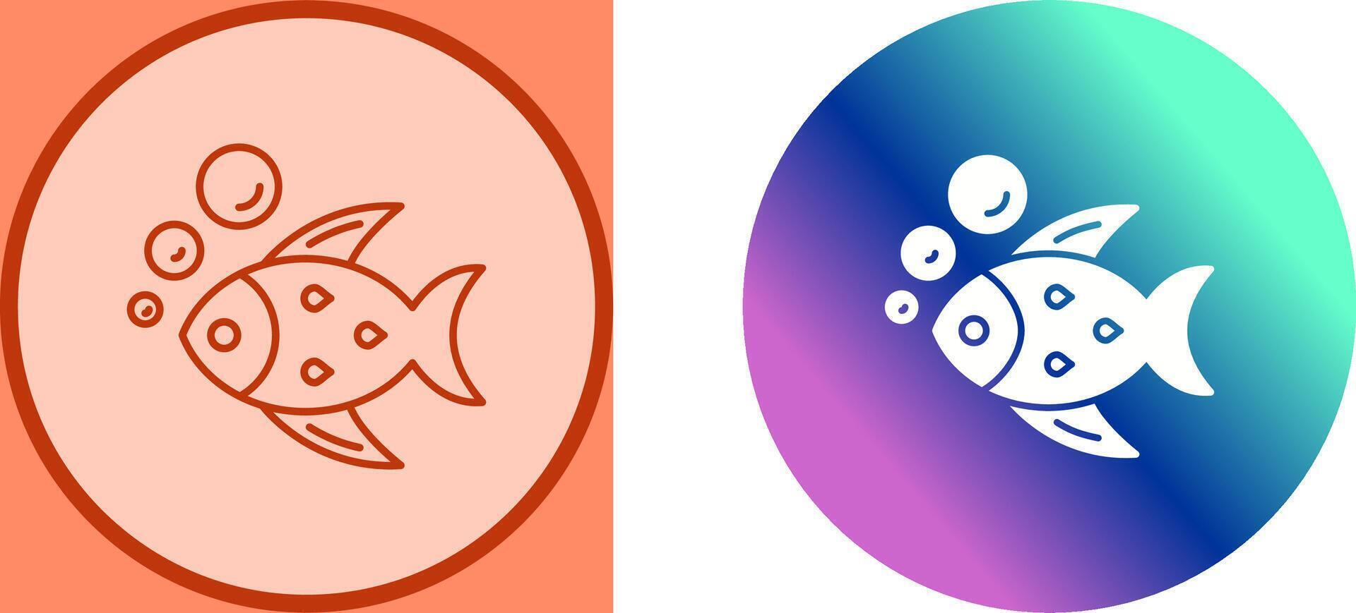 Fish Icon Design vector