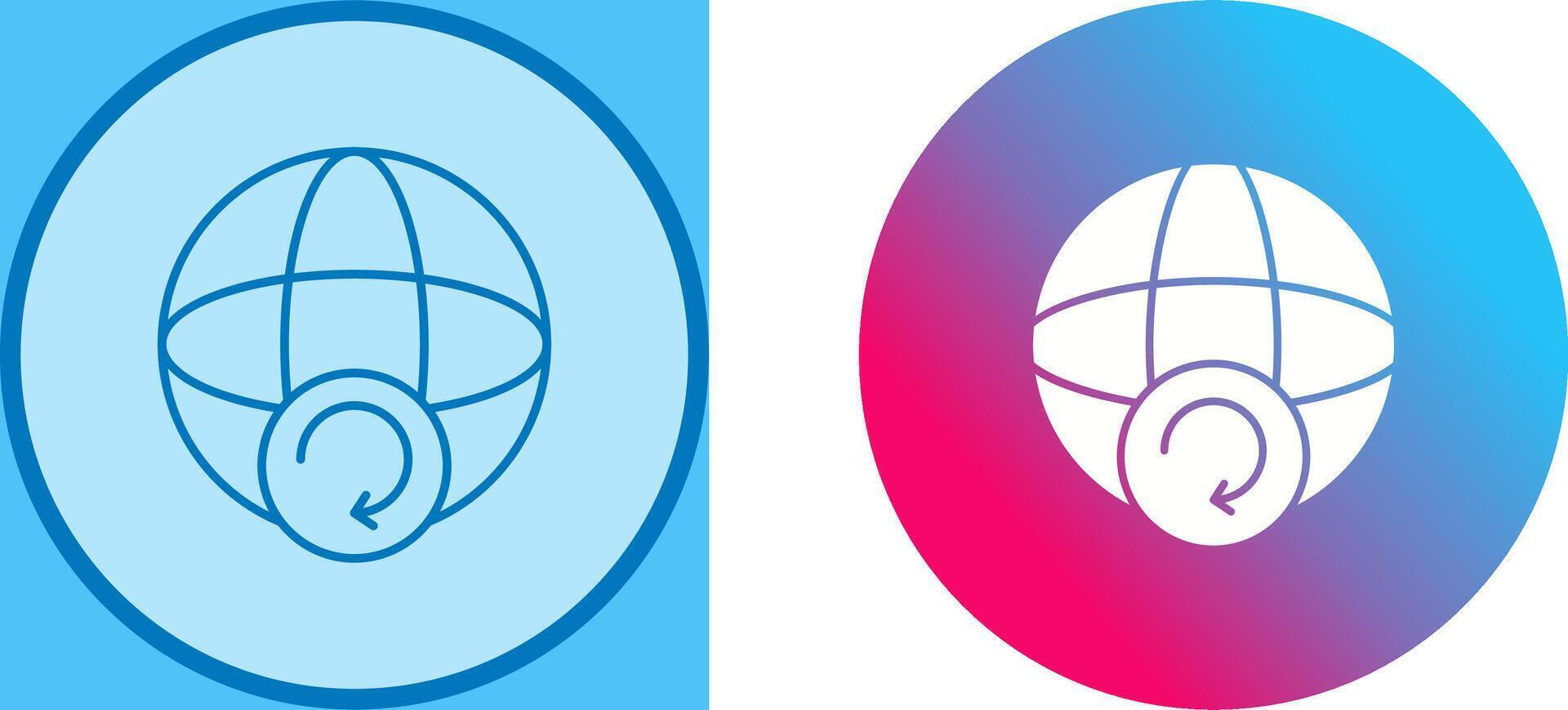 Earth Icon Design vector