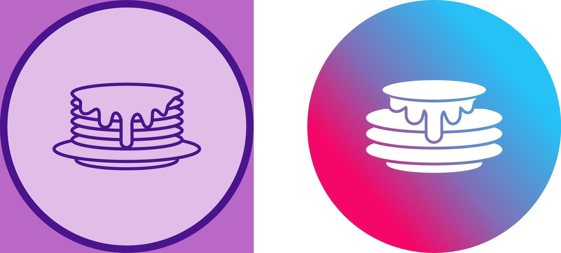Pancake Icon Design vector