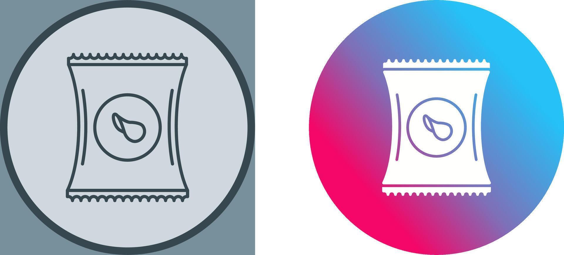 Chips Icon Design vector