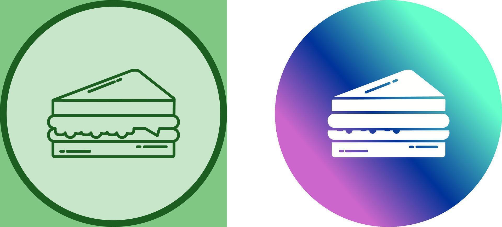 Sandwich Icon Design vector