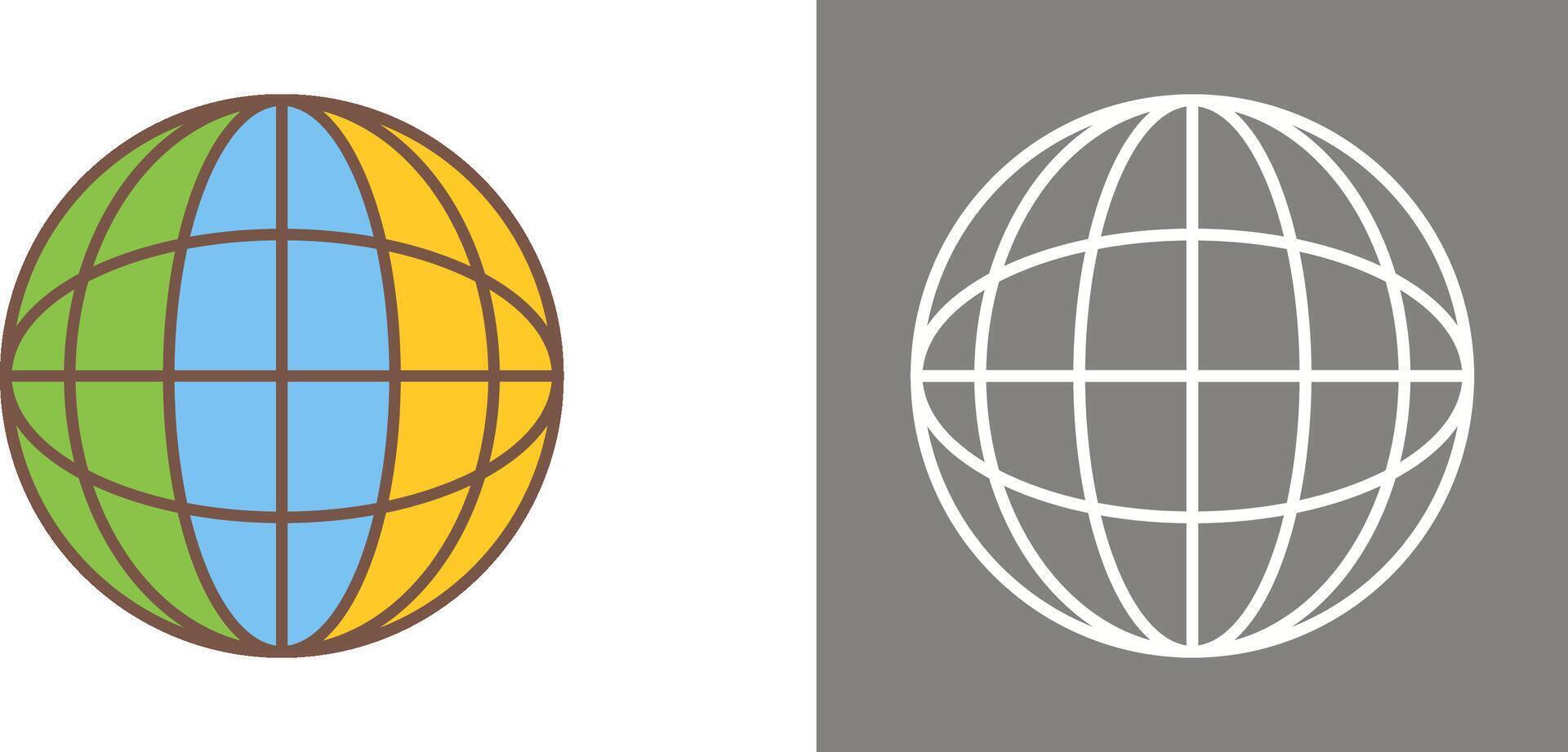 Globe Icon Design vector