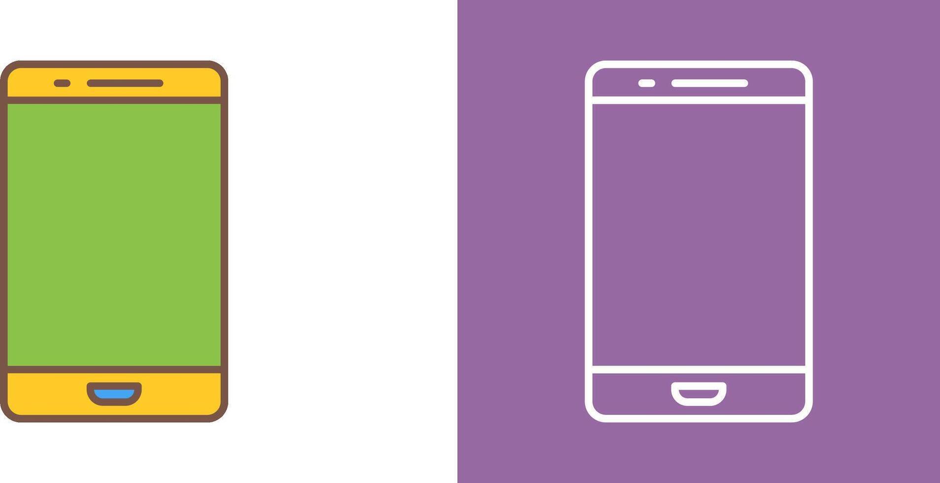 Cell Phone Icon Design vector