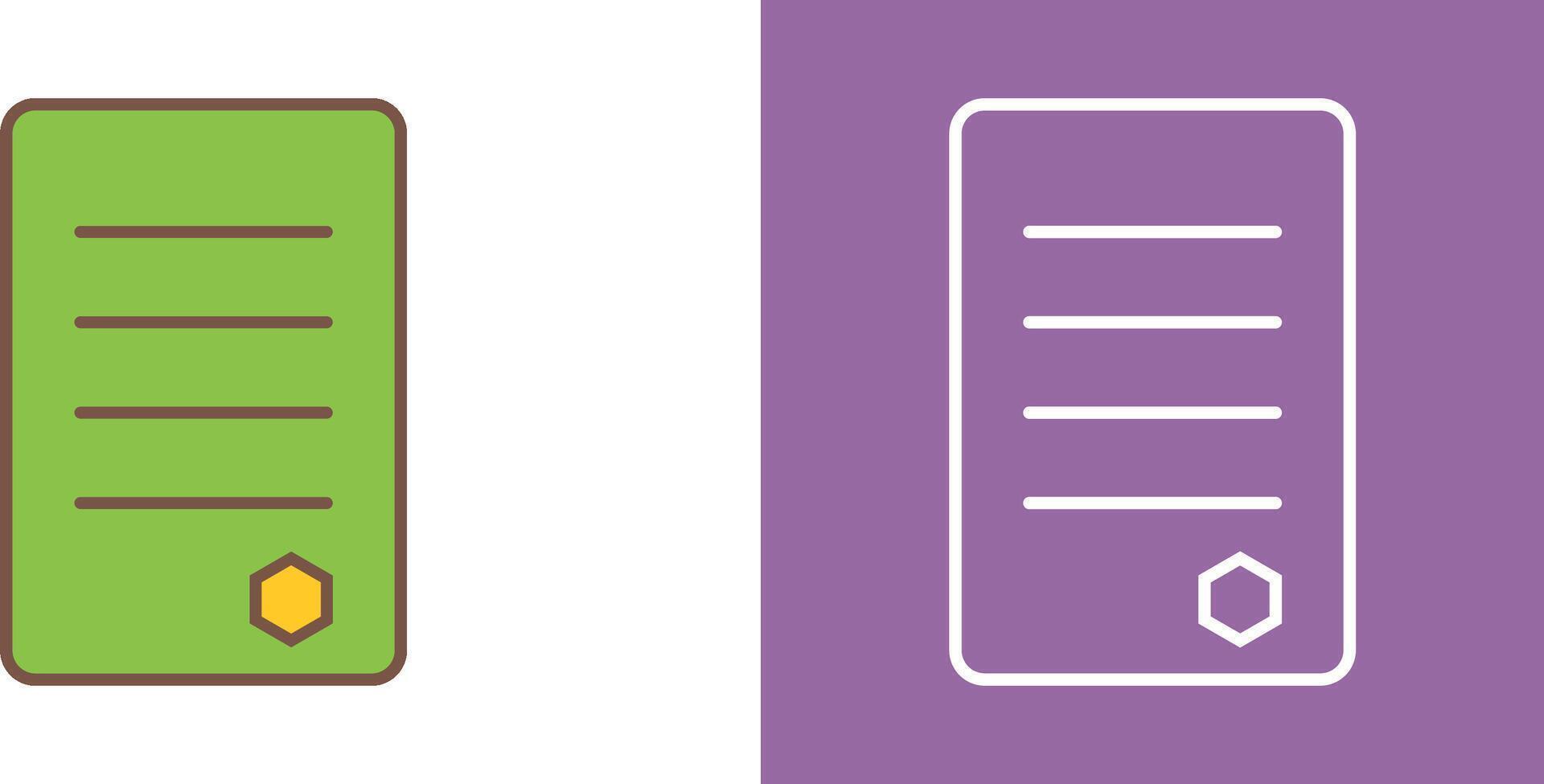 Unique Reports Icon Design vector