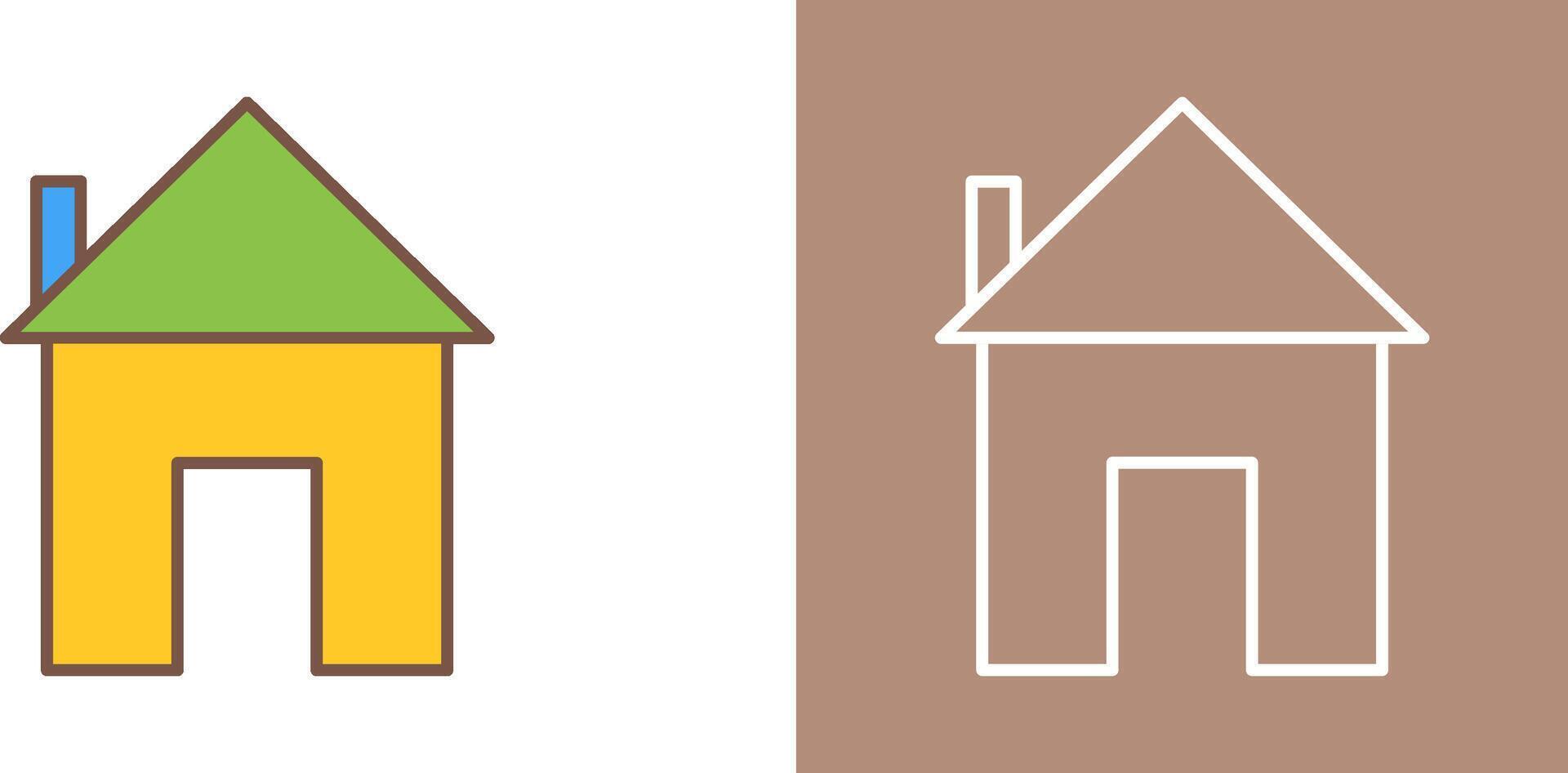 Unique Homepage Icon Design vector