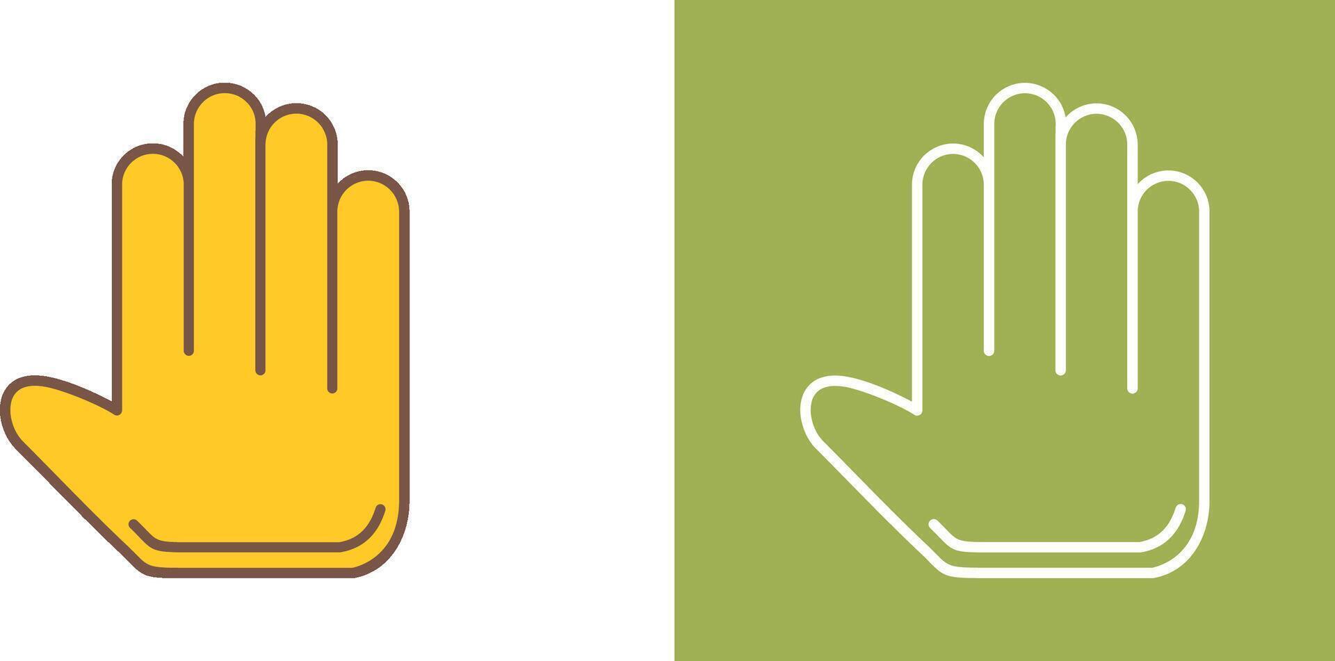 Unique Hand Tool Icon Design vector