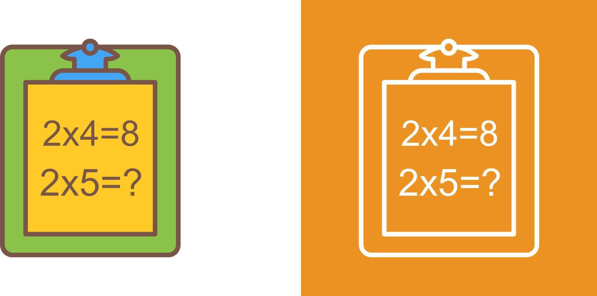 Unique Solving Question Icon Design vector