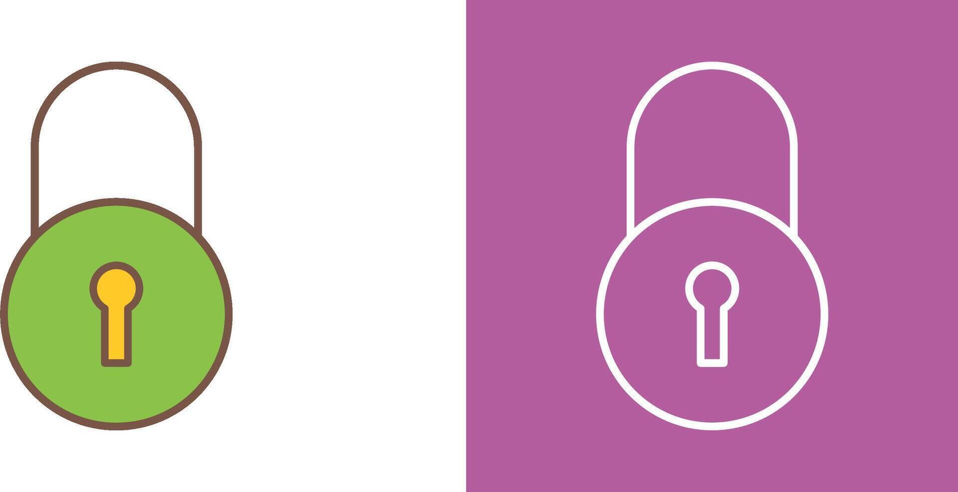 Unique Closed Access Icon Design vector