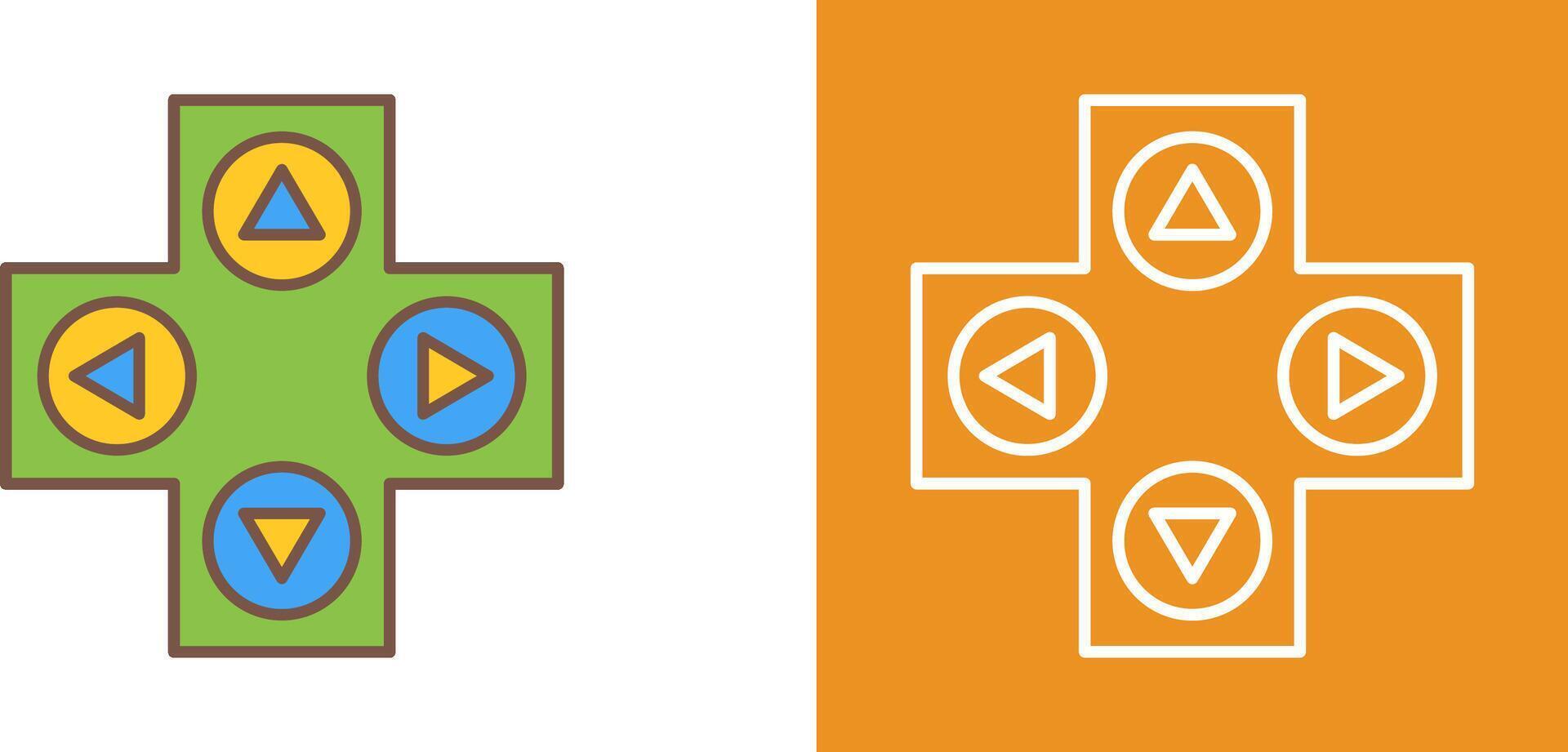 Unique Gaming Control Icon Design vector