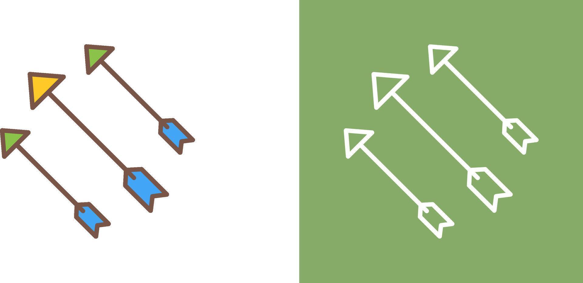 Unique Arrows Icon Design vector