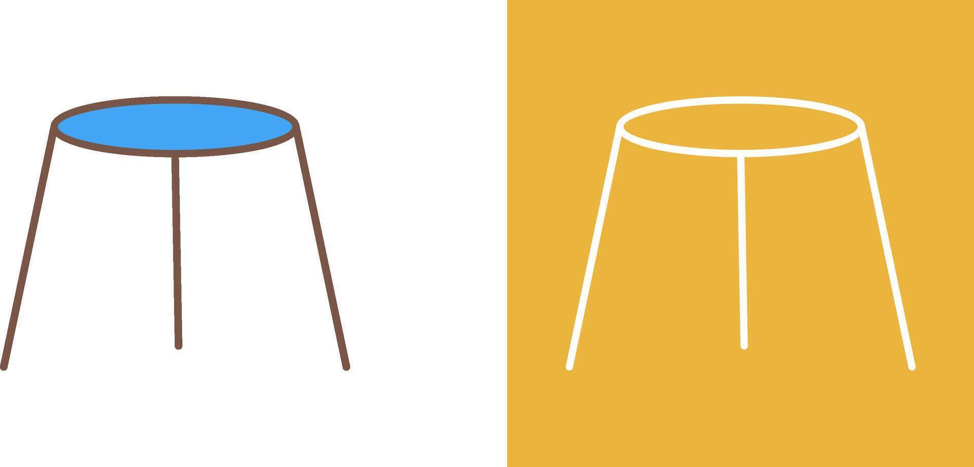 Unique Stool Icon Design vector