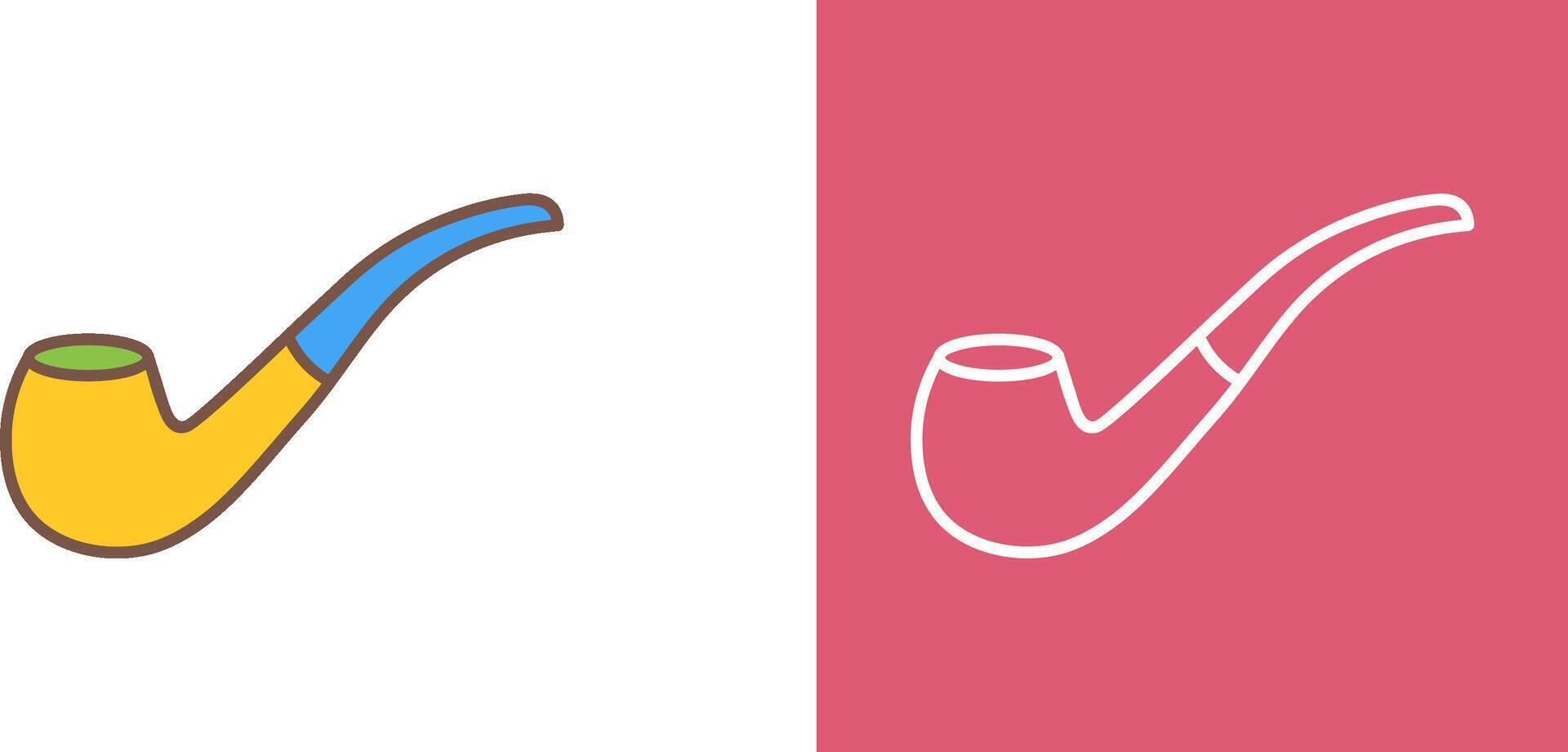 Smoking Pipe Icon Design vector