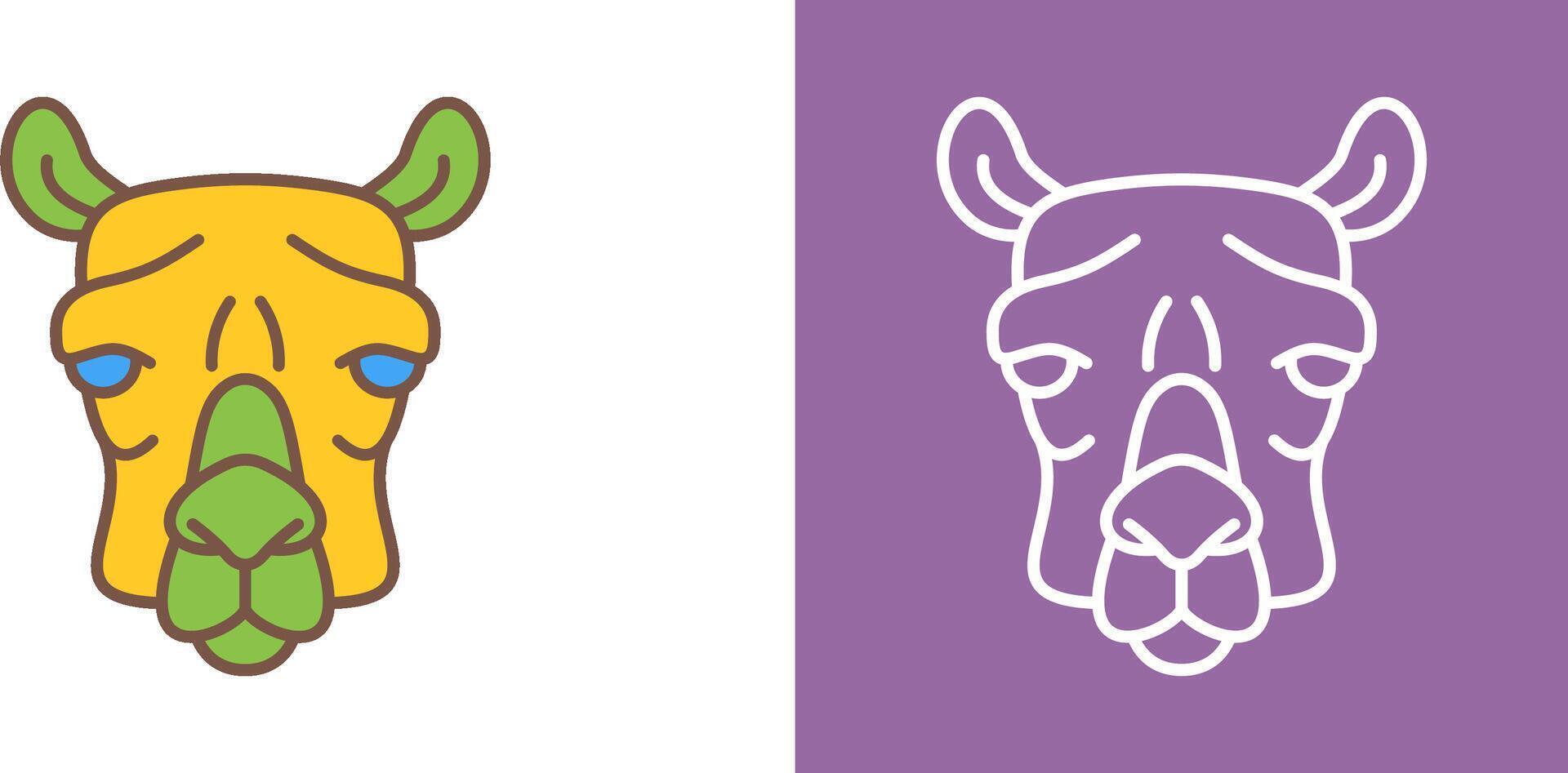 Camel Icon Design vector
