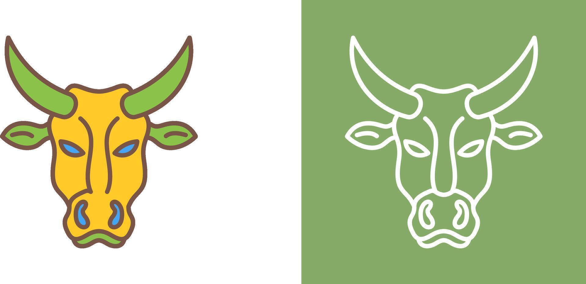 Cow Icon Design vector
