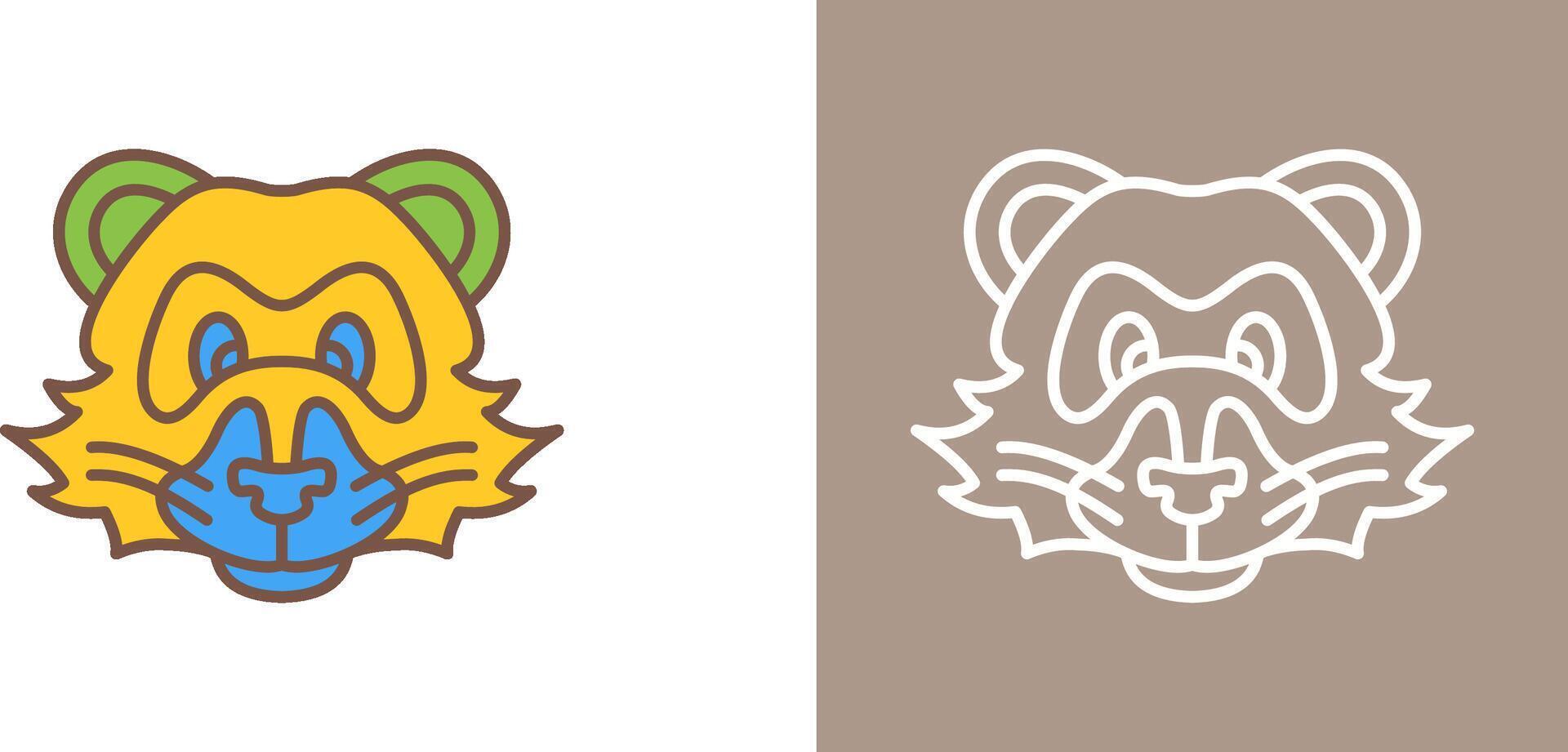 Ferret Icon Design vector