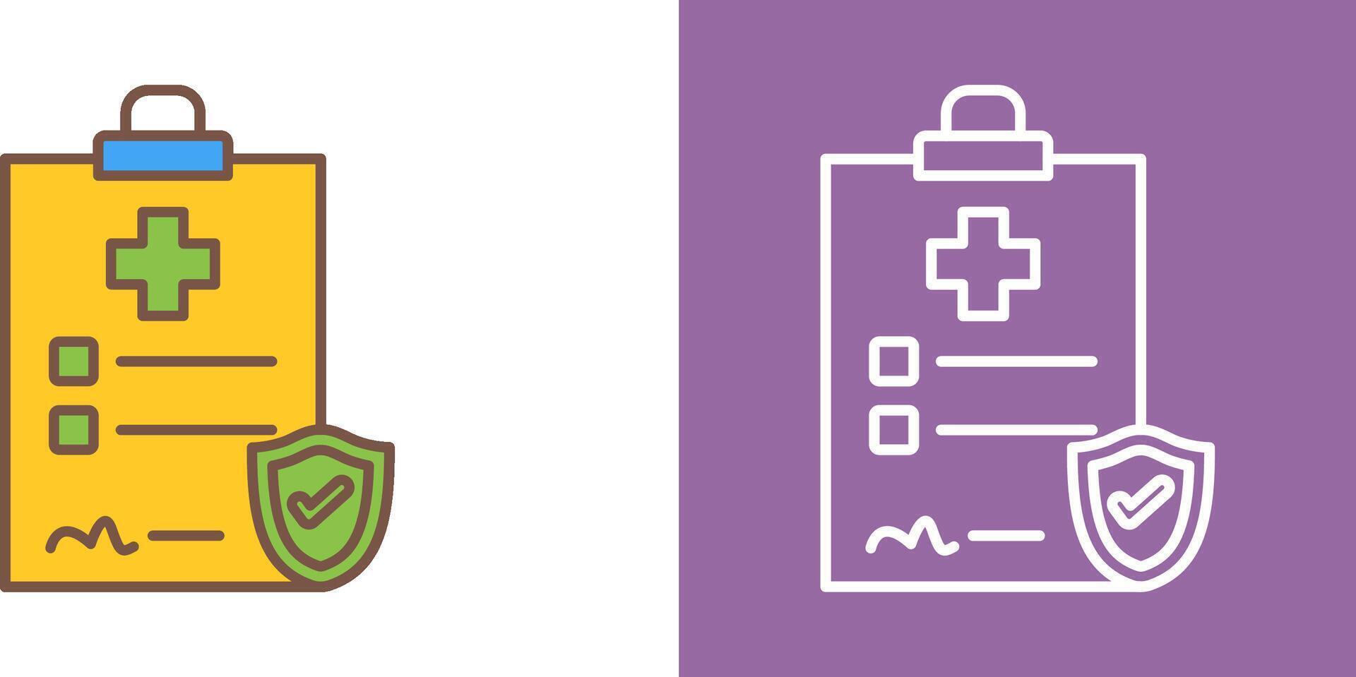 Health Protection Icon Design vector