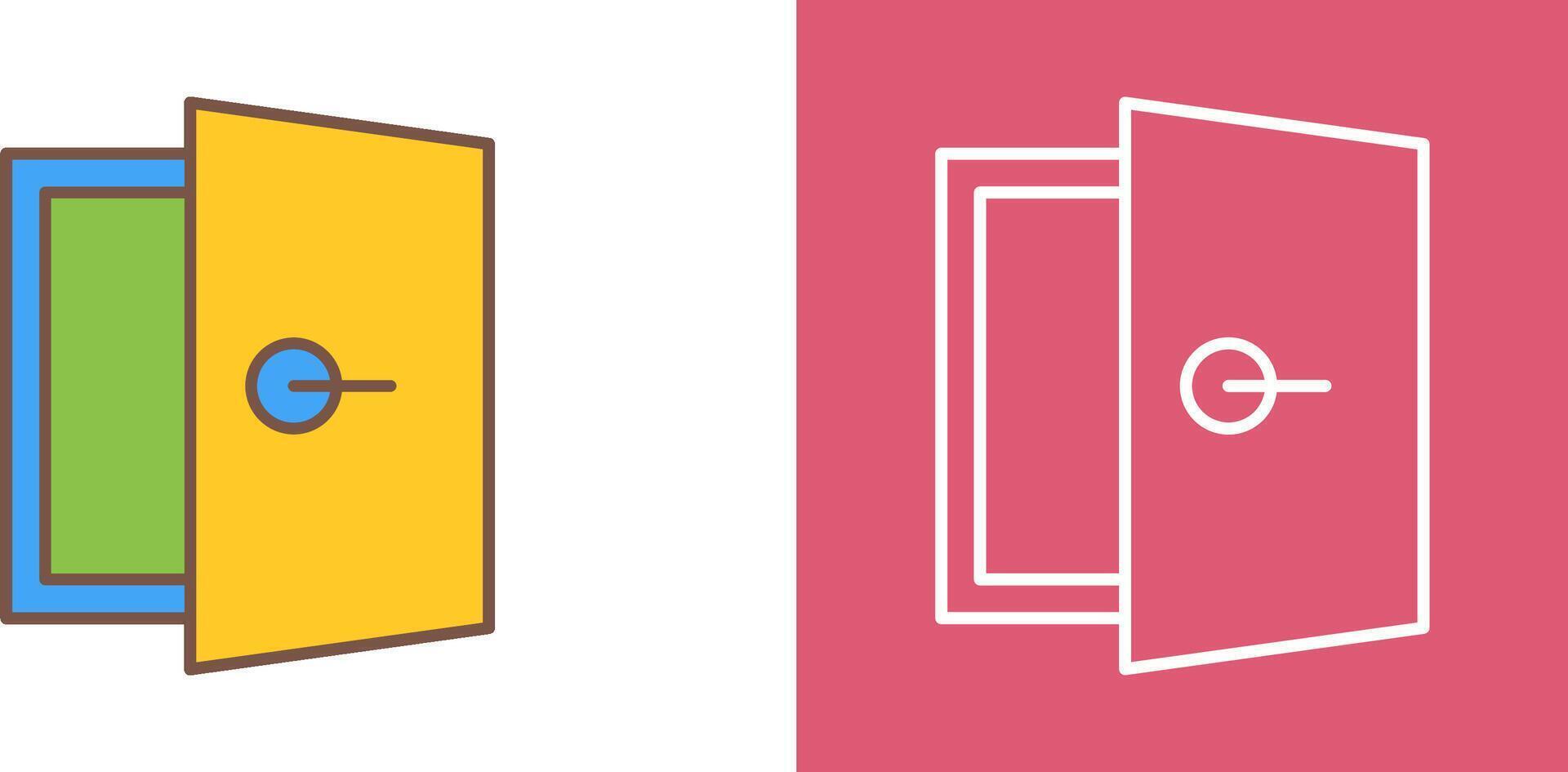 Door Icon Design vector