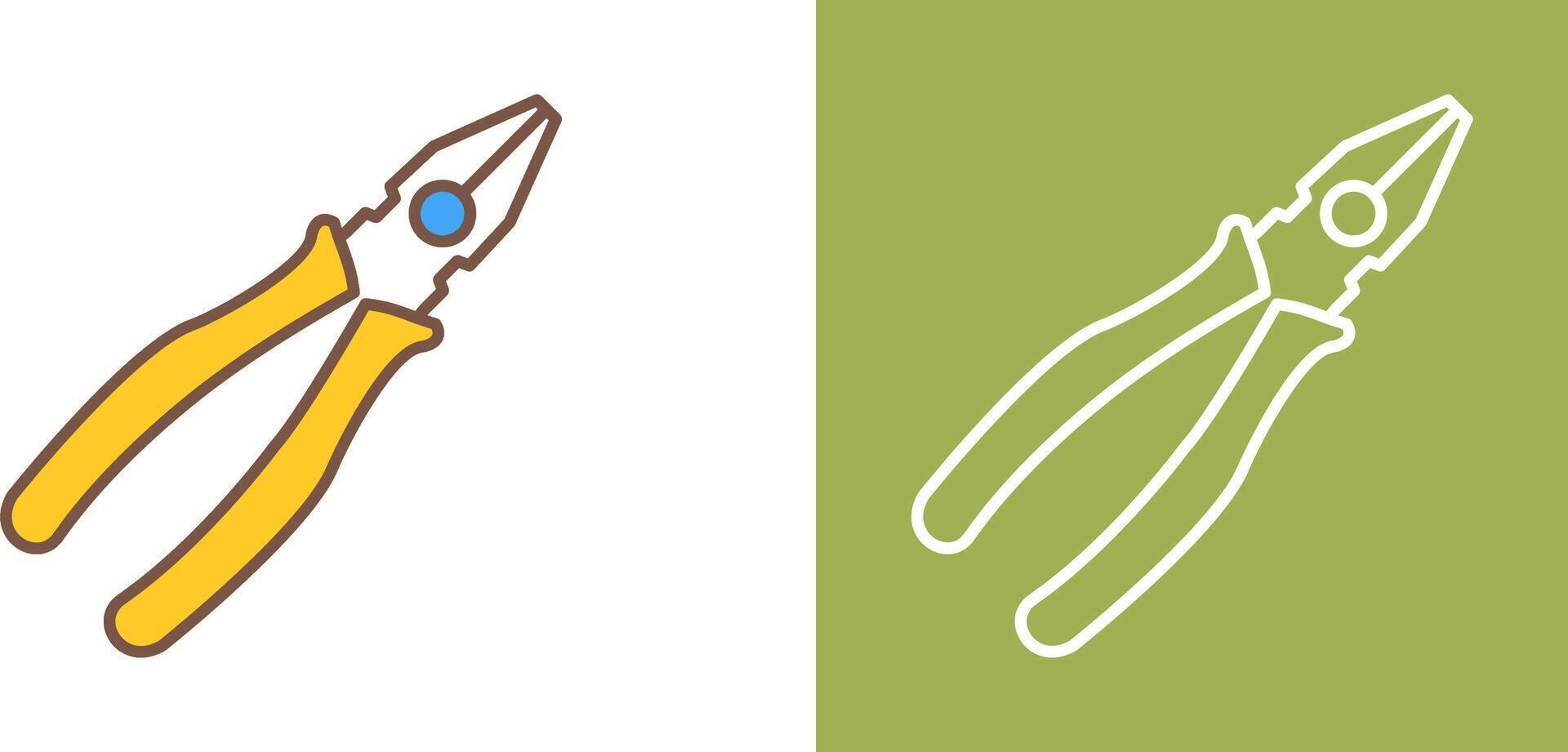 Pliers Icon Design vector