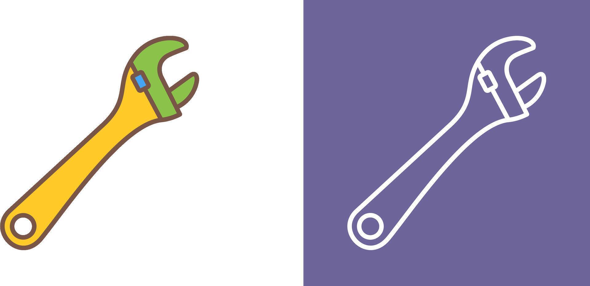 Wrench Icon Design vector