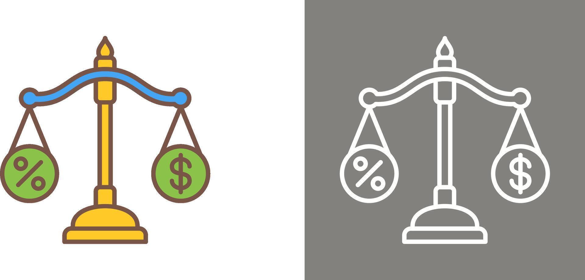 Scale Icon Design vector