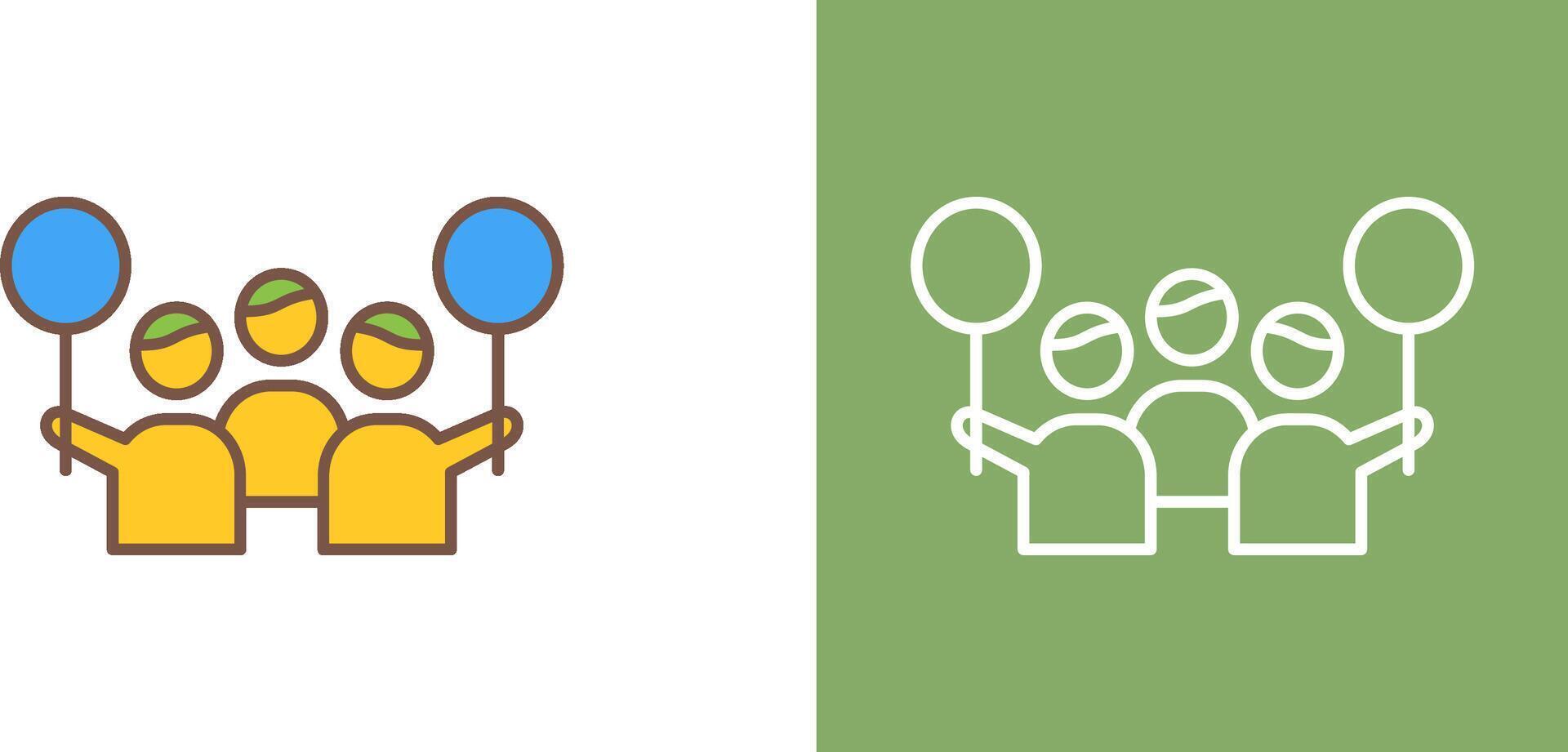 Protest Icon Design vector