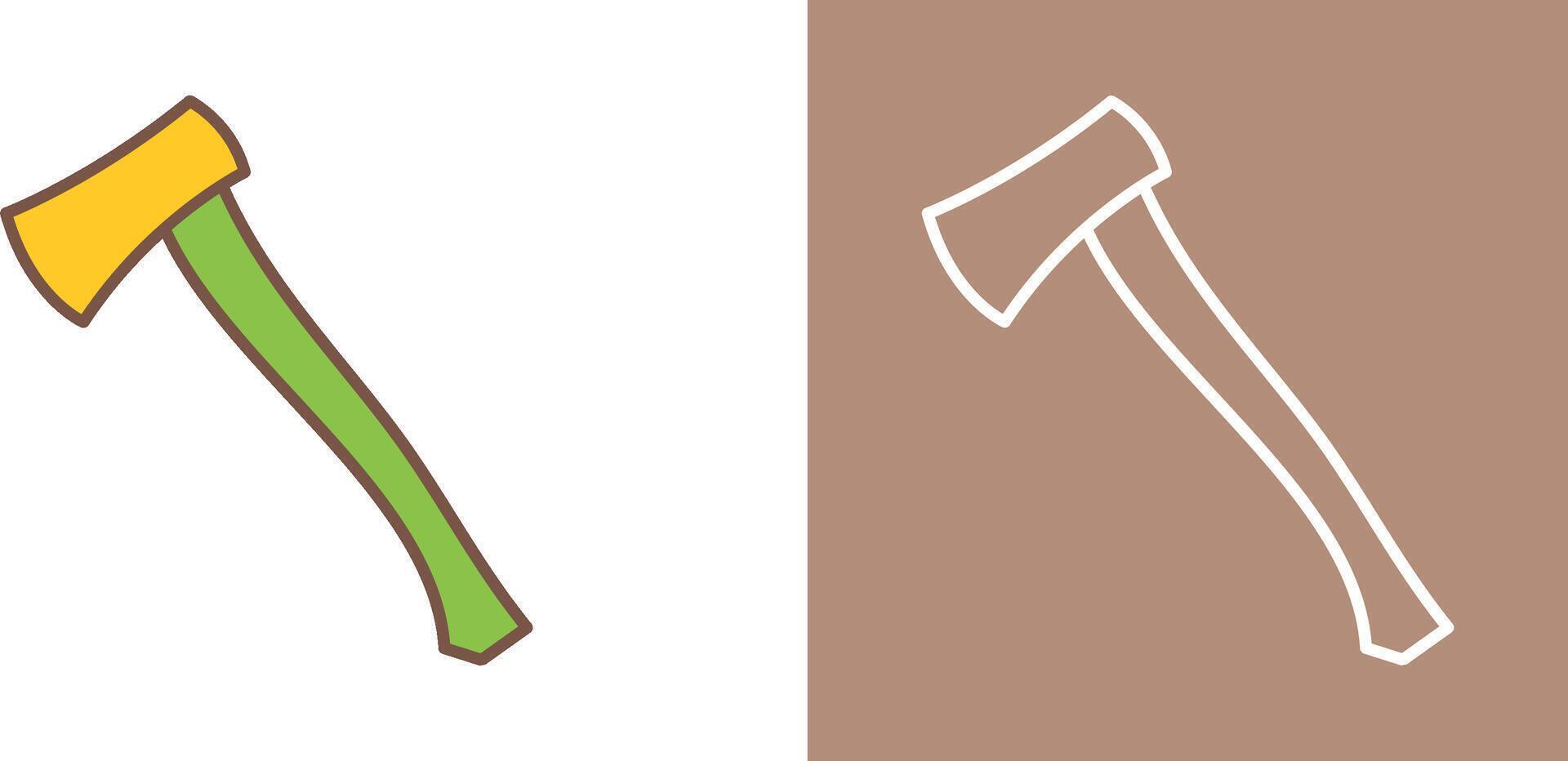 Wood Cutter Icon Design vector