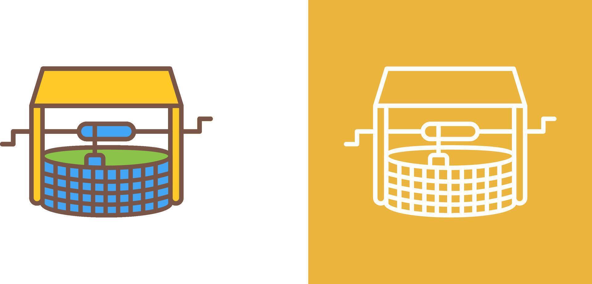 Water Well Icon Design vector