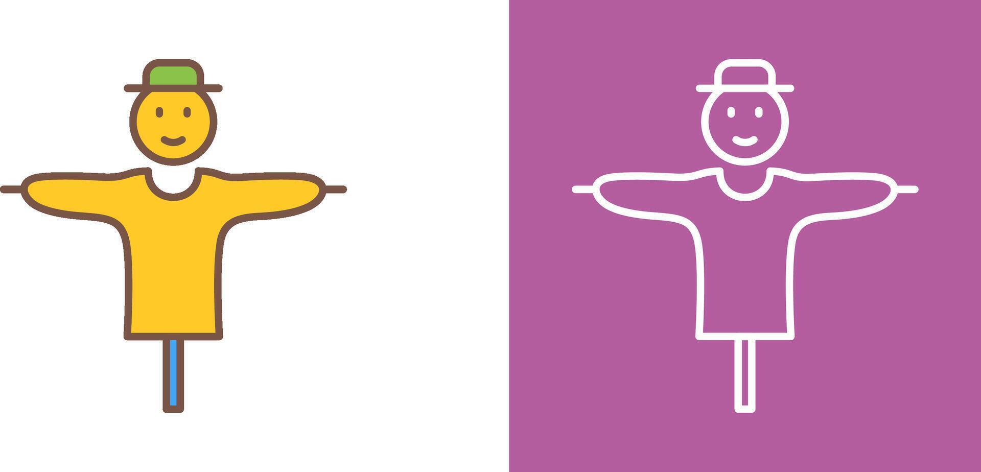 Scare Crow Icon Design vector
