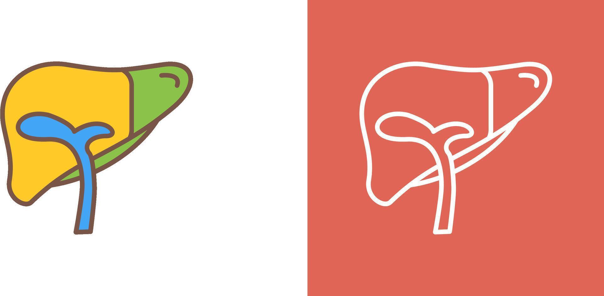 Liver Icon Design vector