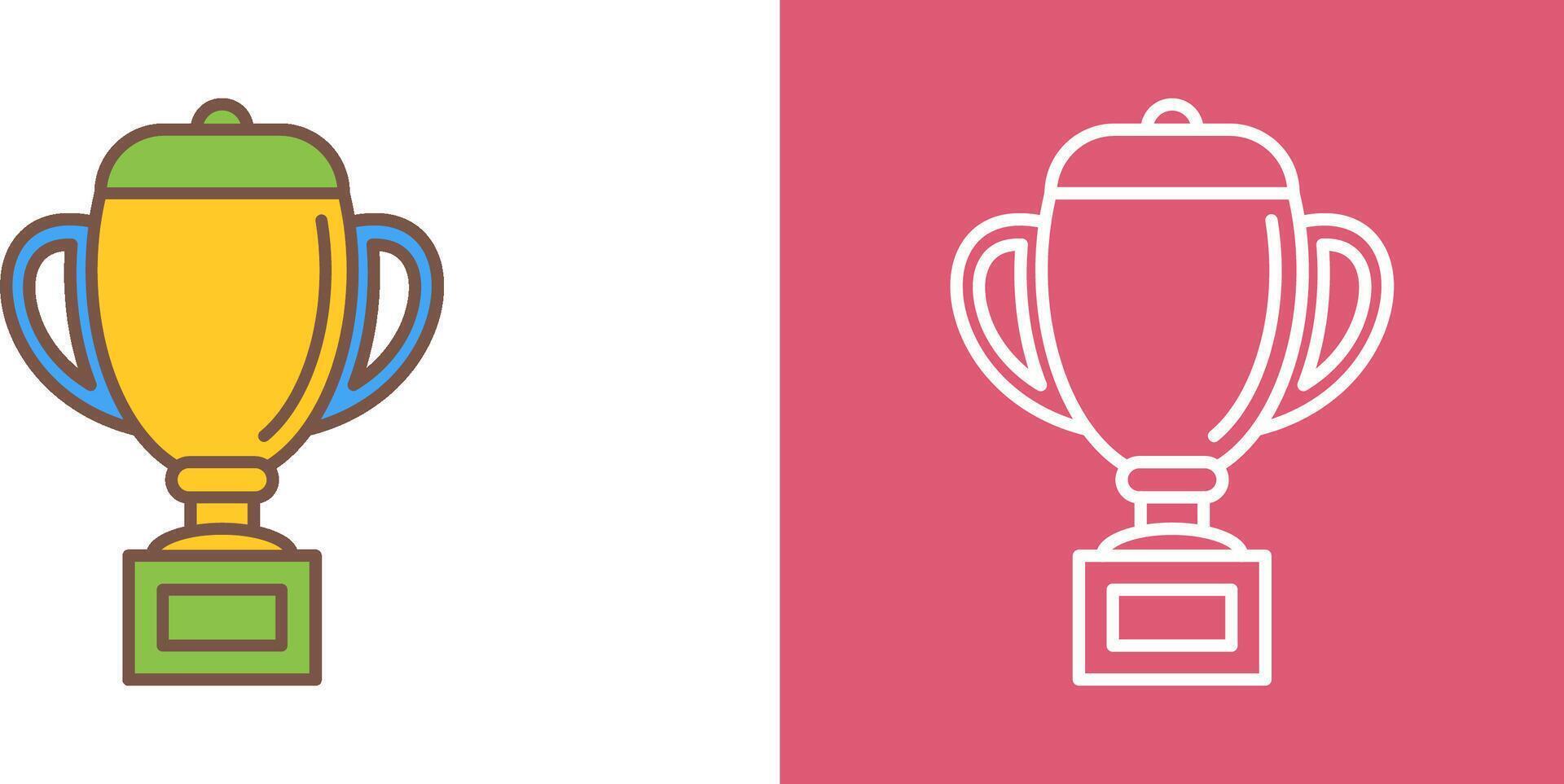 Trophy Icon Design vector