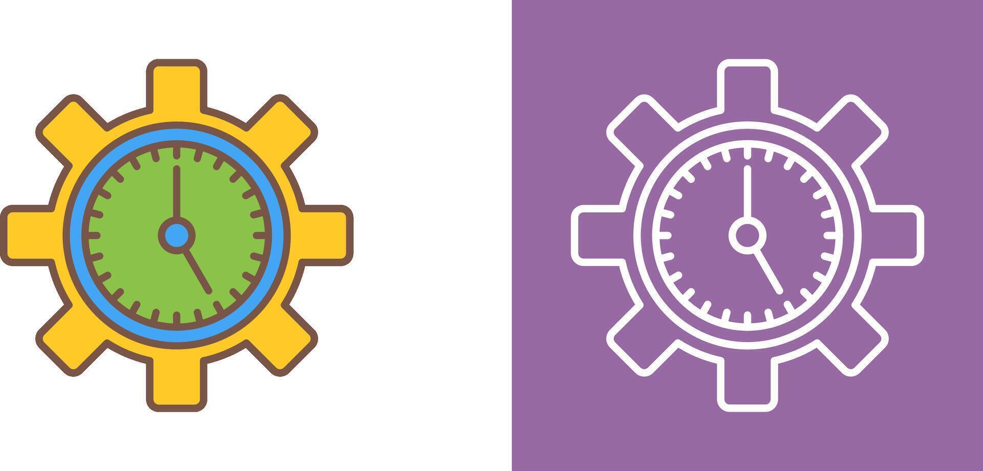 Time Management Icon Design vector