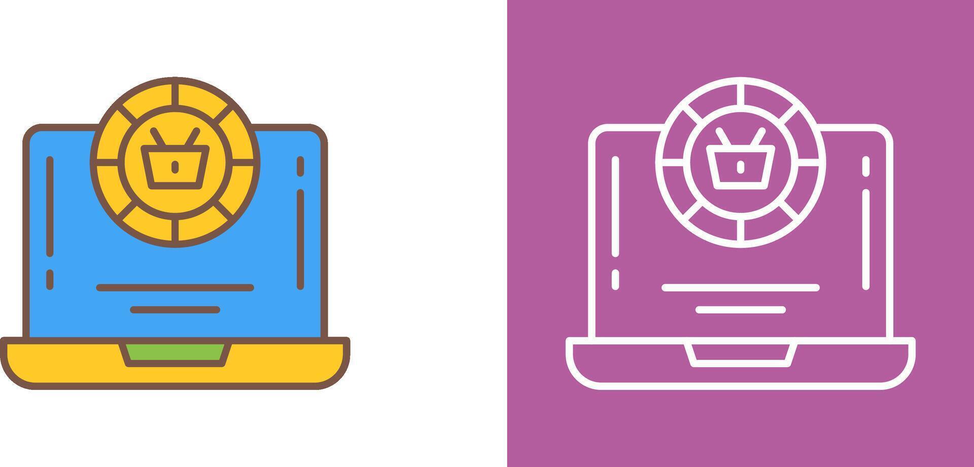 Token Icon Design vector